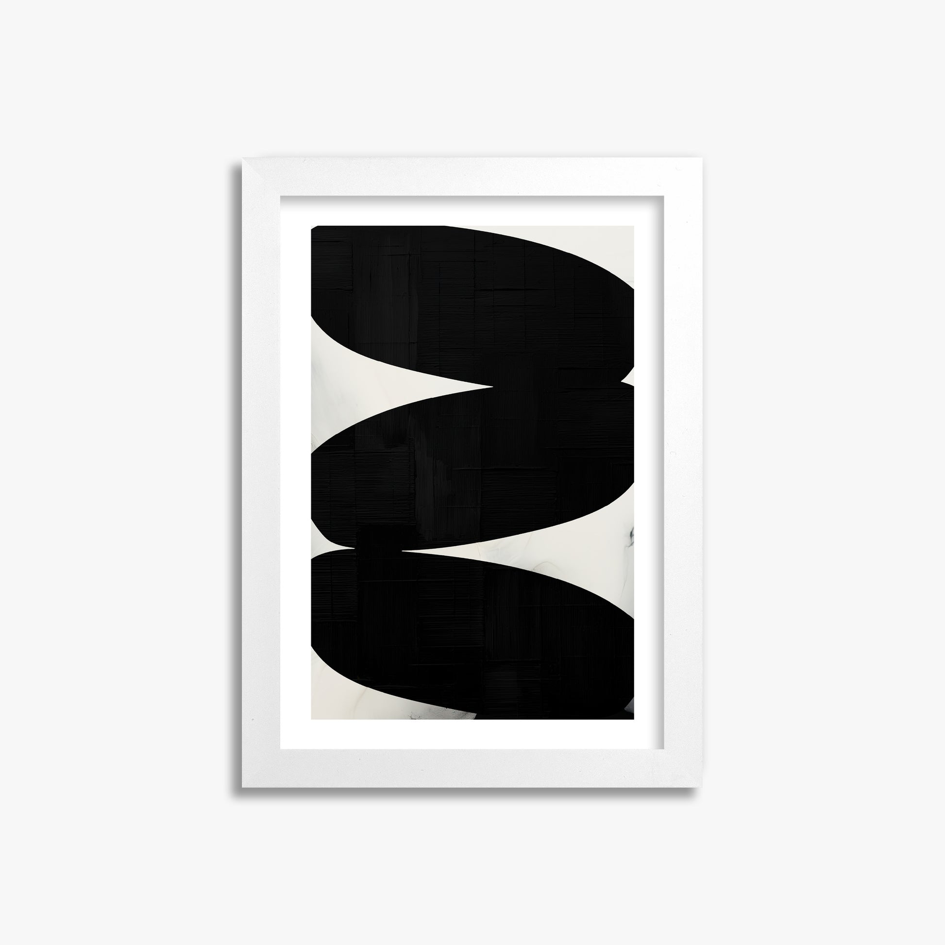 Onyx Trio, 21x30cm Whitek Framed Art Reproduction