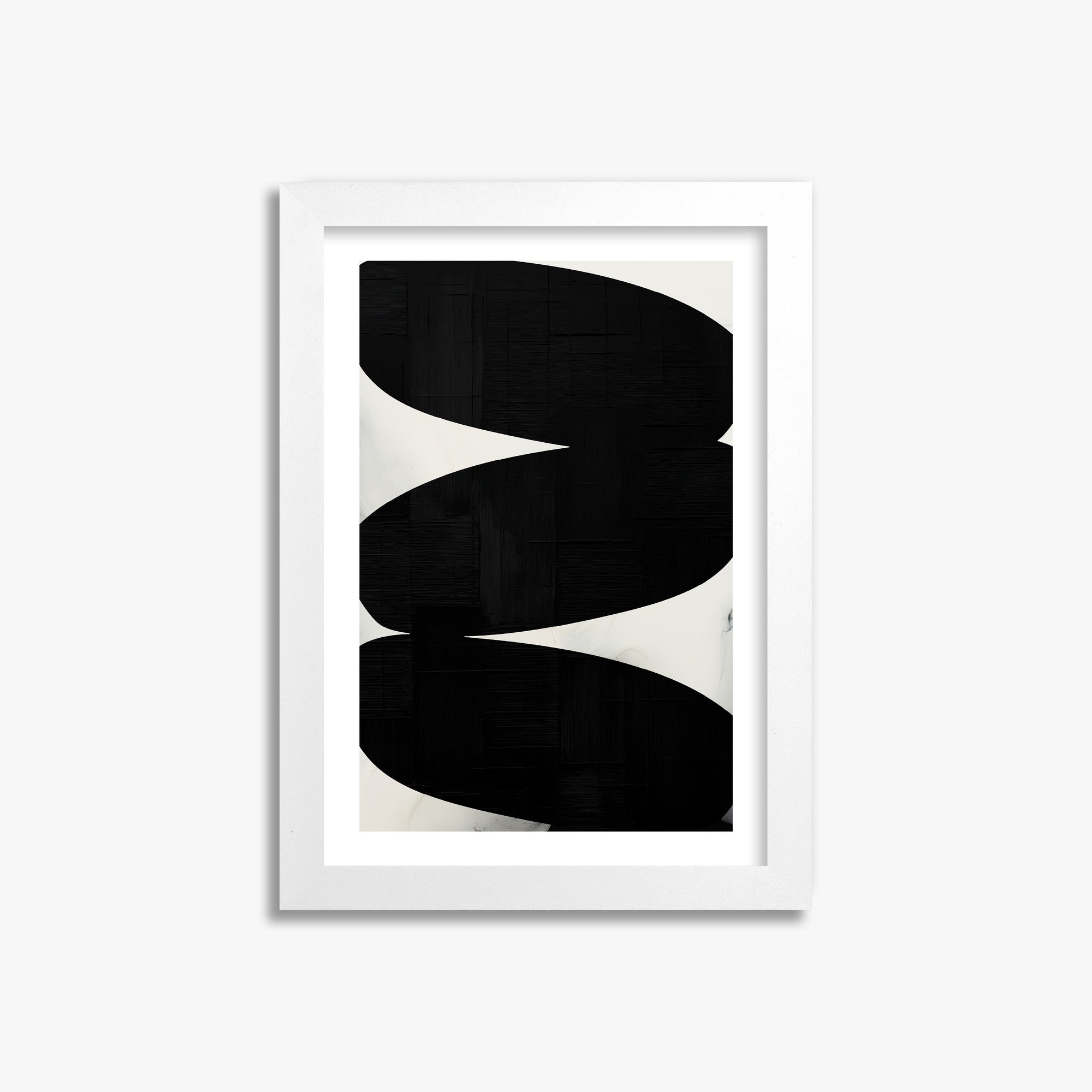 Onyx Trio, 21x30cm Whitek Framed Art Reproduction