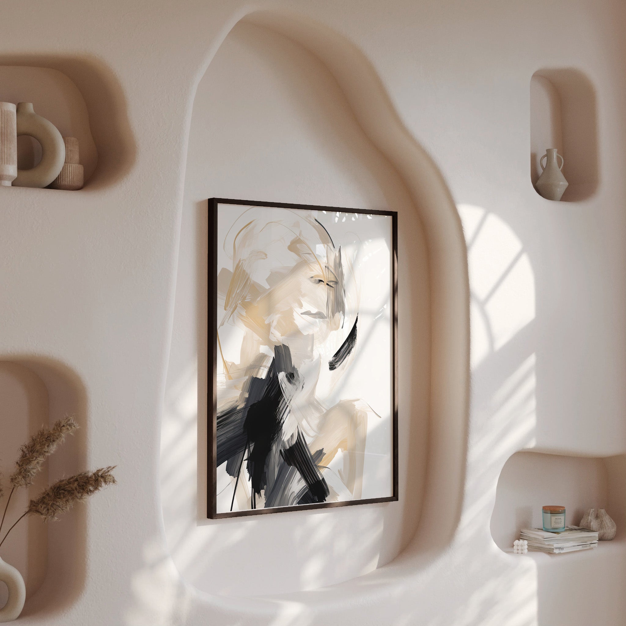 Design Concept No. 13 for Whispered Elegance Modern Poster Art