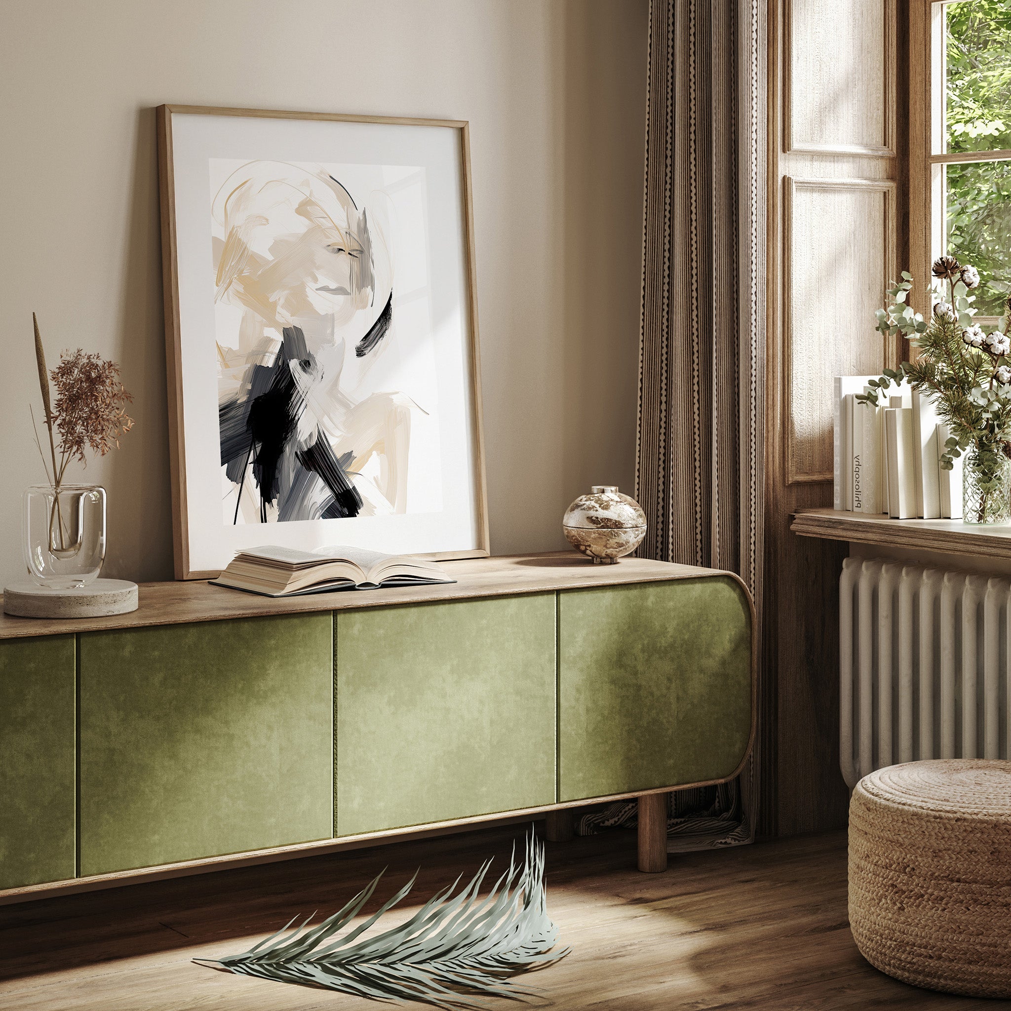 Design Concept No. 23 for Whispered Elegance Modern Poster Art