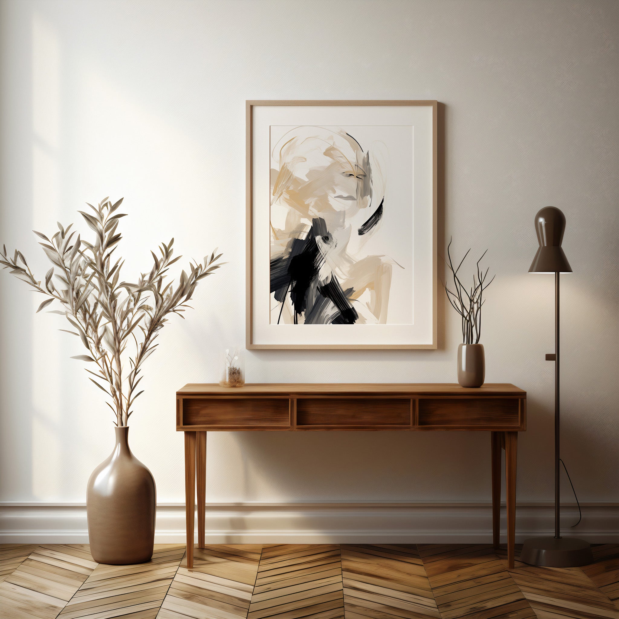 Design Concept No. 37 for Whispered Elegance Modern Poster Art