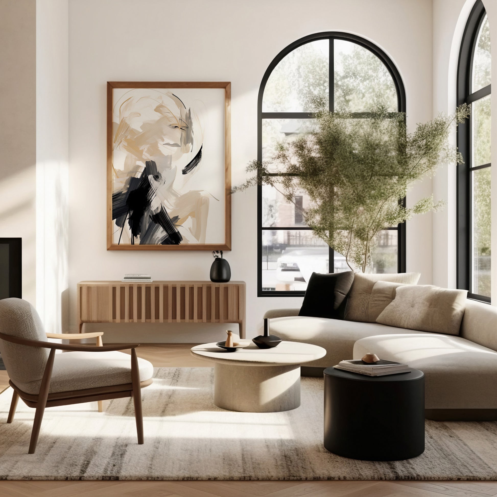 Design Concept No. 40 for Whispered Elegance Modern Poster Art
