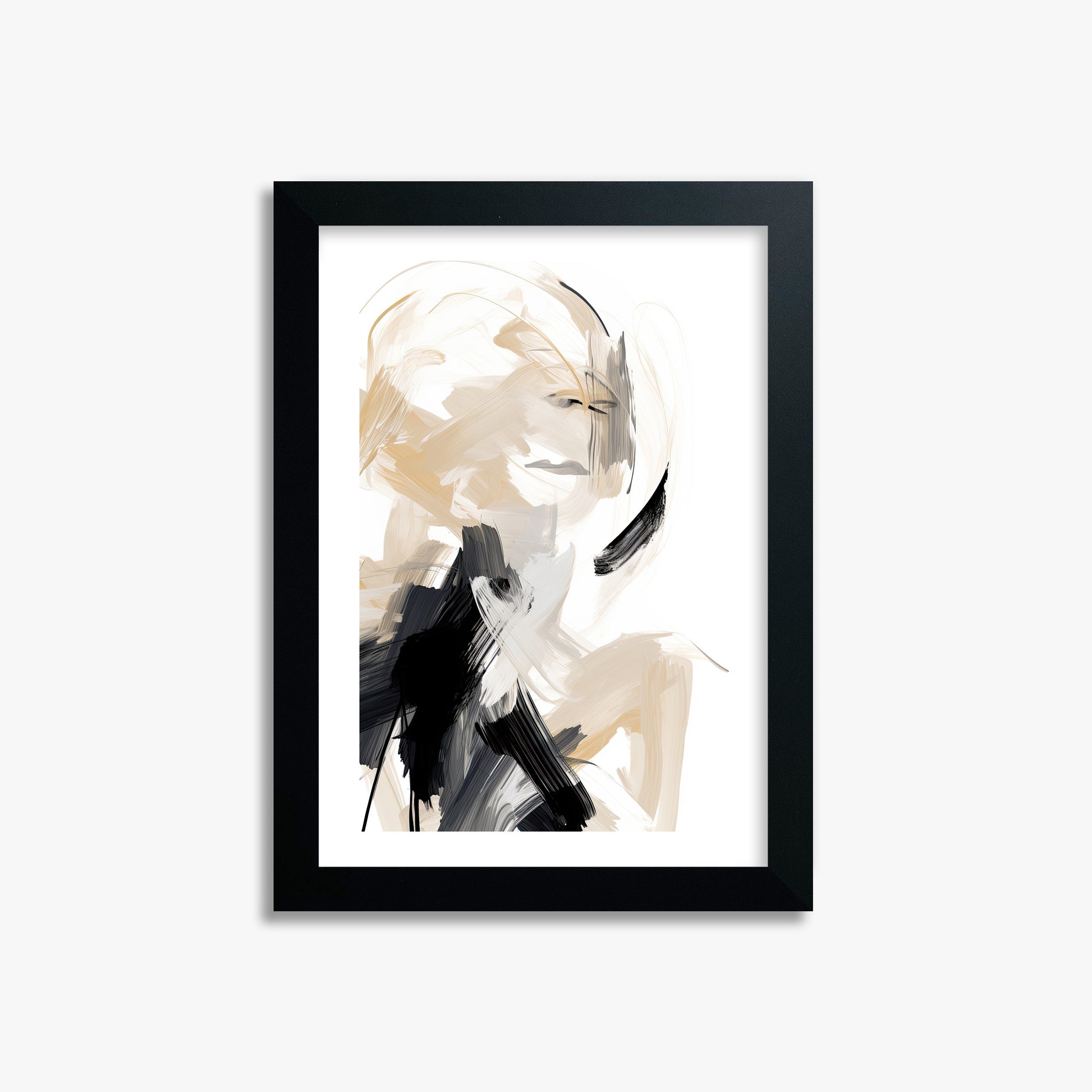 Whispered Elegance, 21x30cm Black Framed Art Reproduction