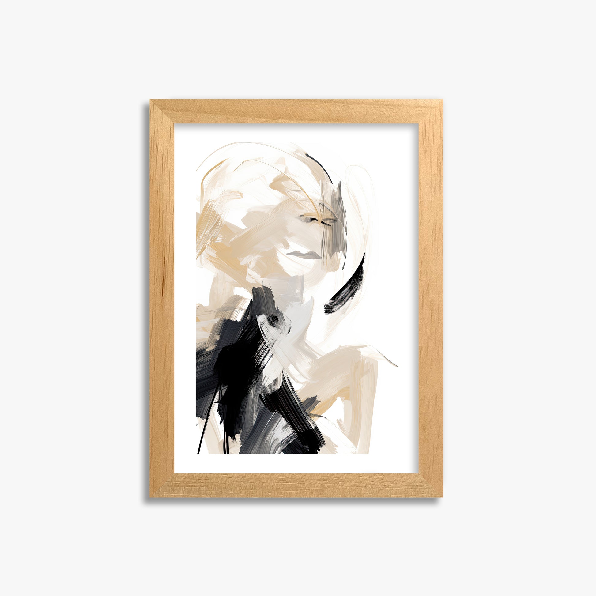 Whispered Elegance, 21x30cm Oak Framed Art Reproduction