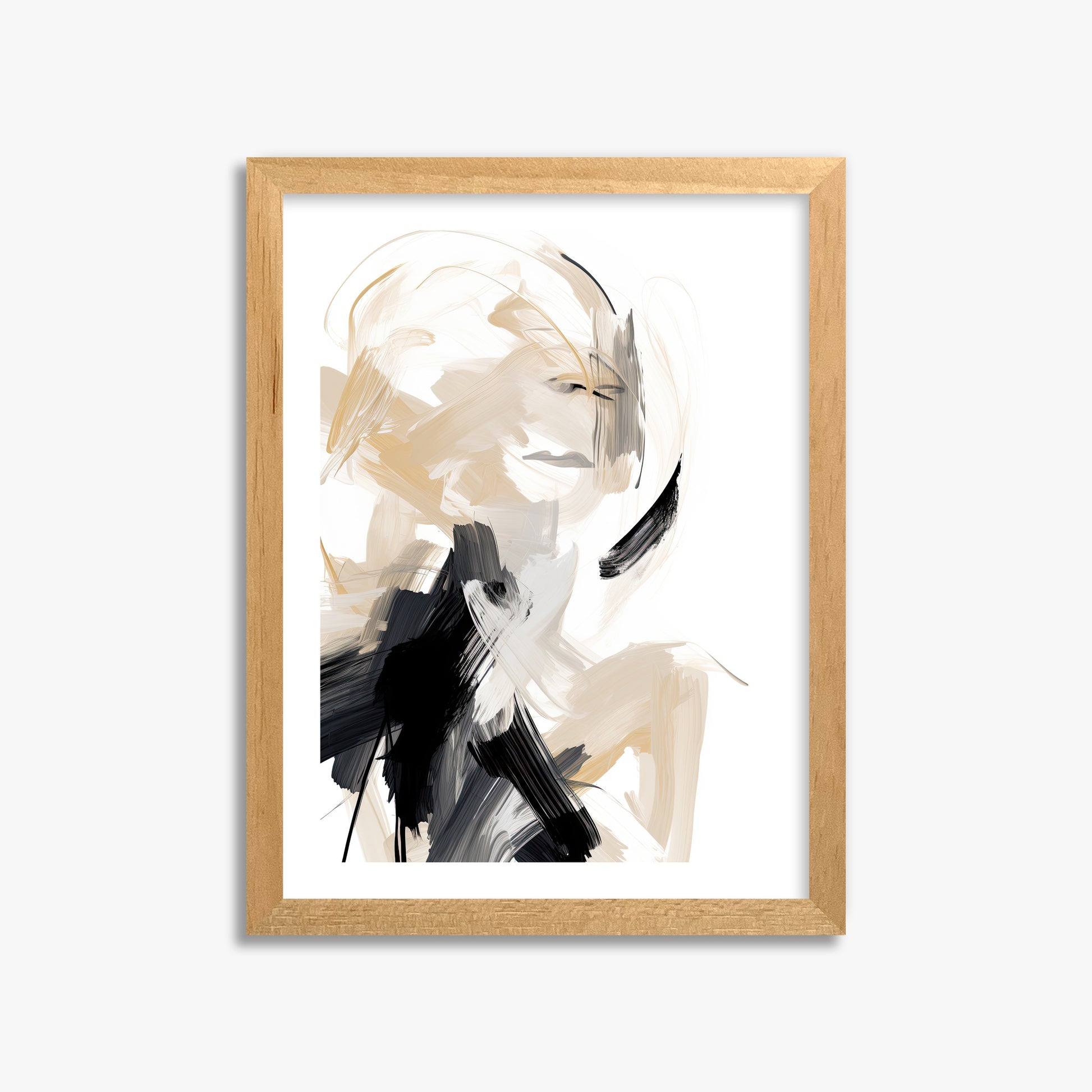 Whispered Elegance, 30x40cm Oak Framed Art Reproduction