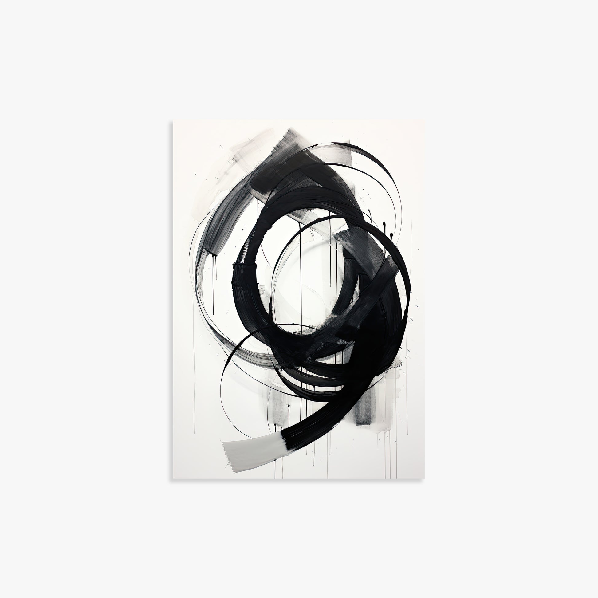 Ink Maelstrom, 21x30cm Poster Unframed