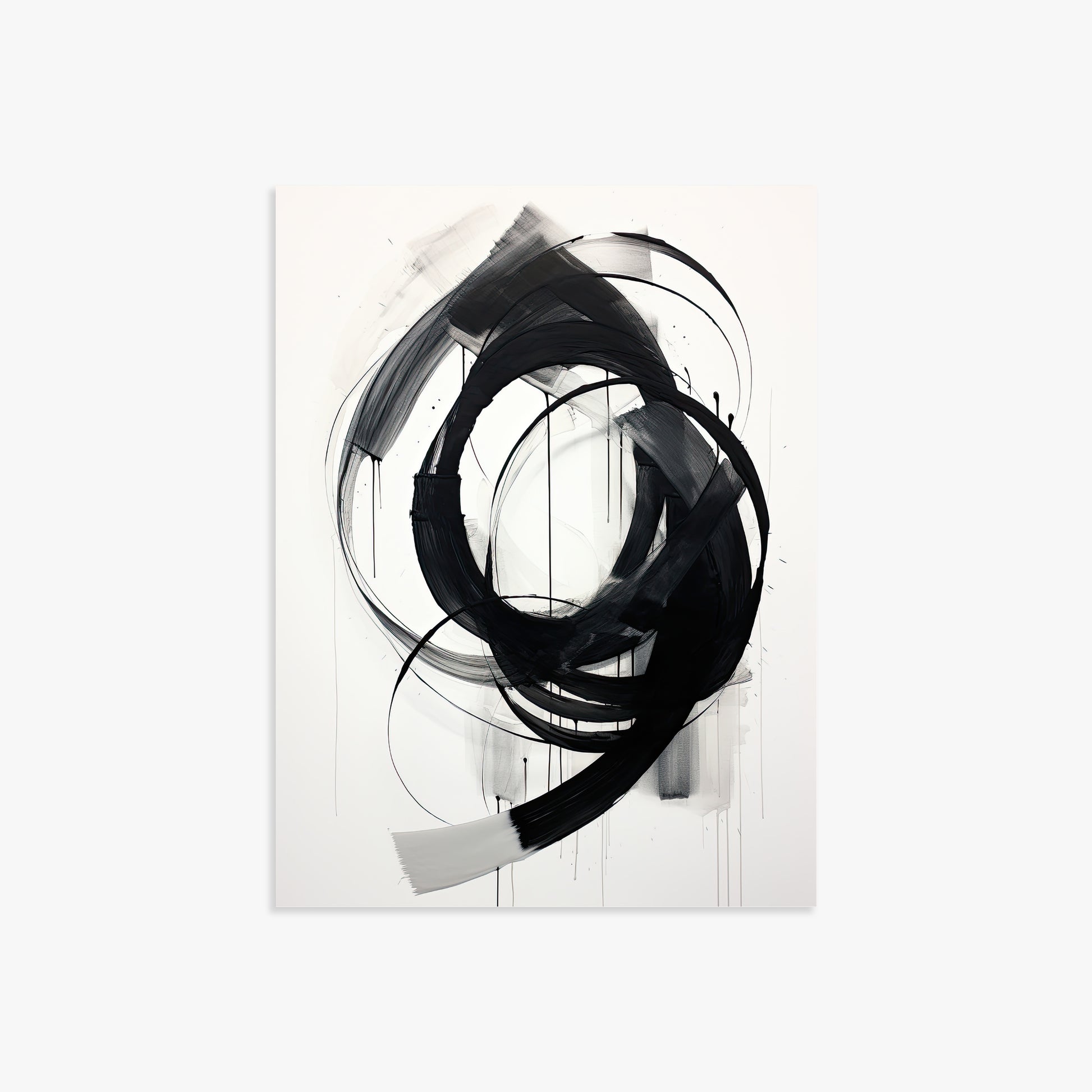 Ink Maelstrom, 30x40cm Poster Unframed
