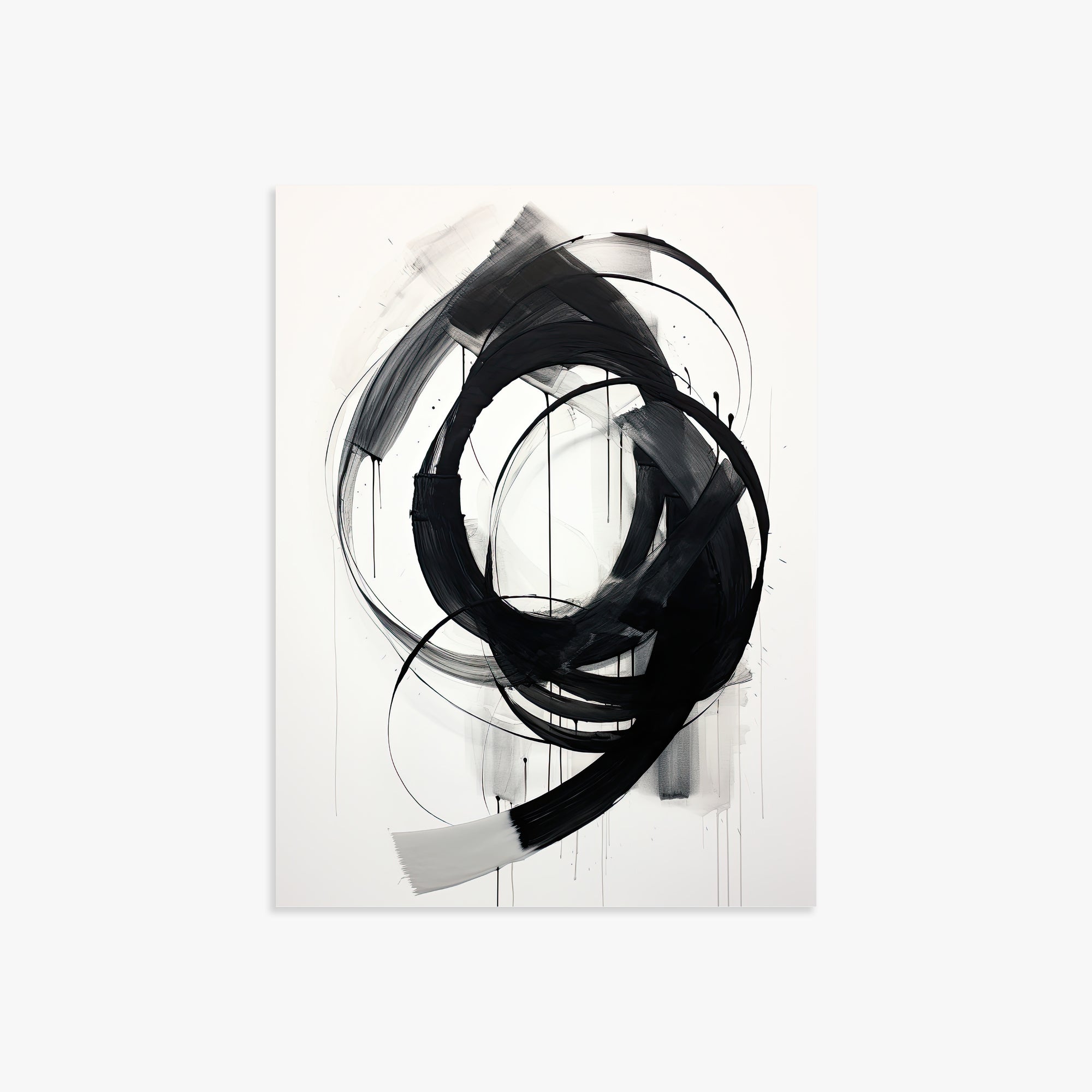 Ink Maelstrom, 30x40cm Poster Unframed