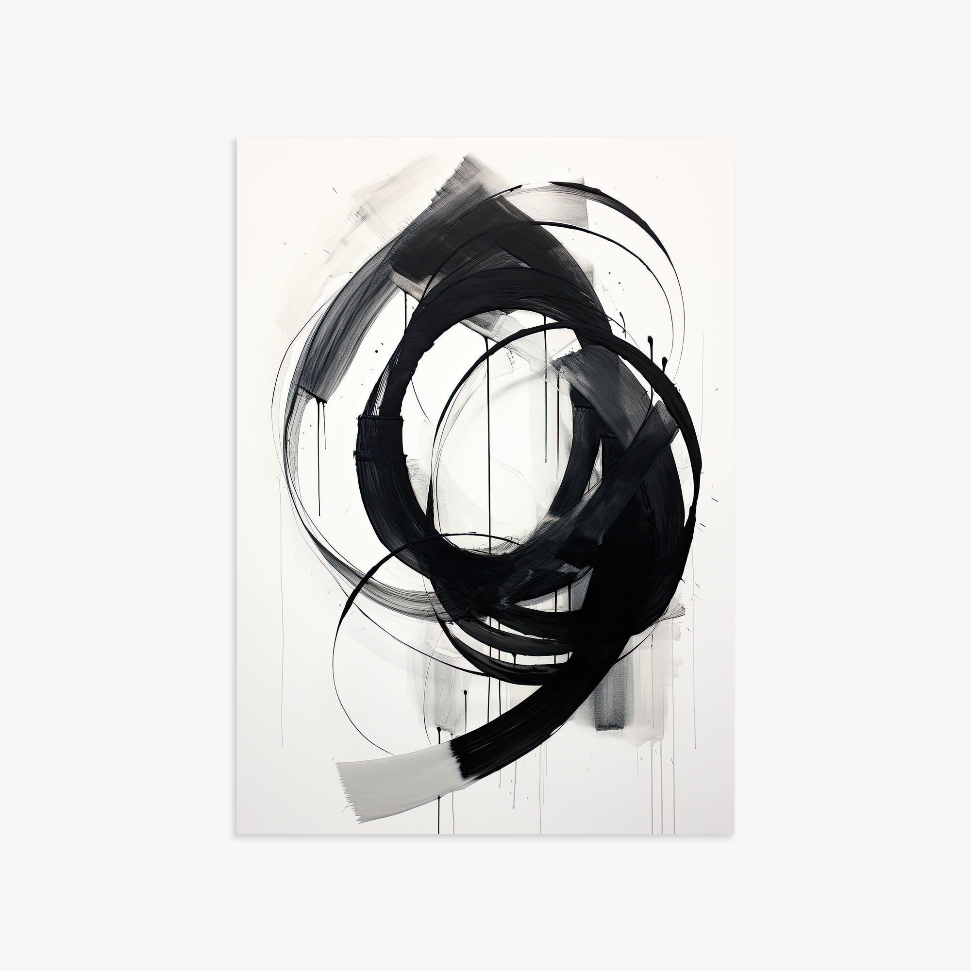 Ink Maelstrom, 50x70cm Poster Unframed