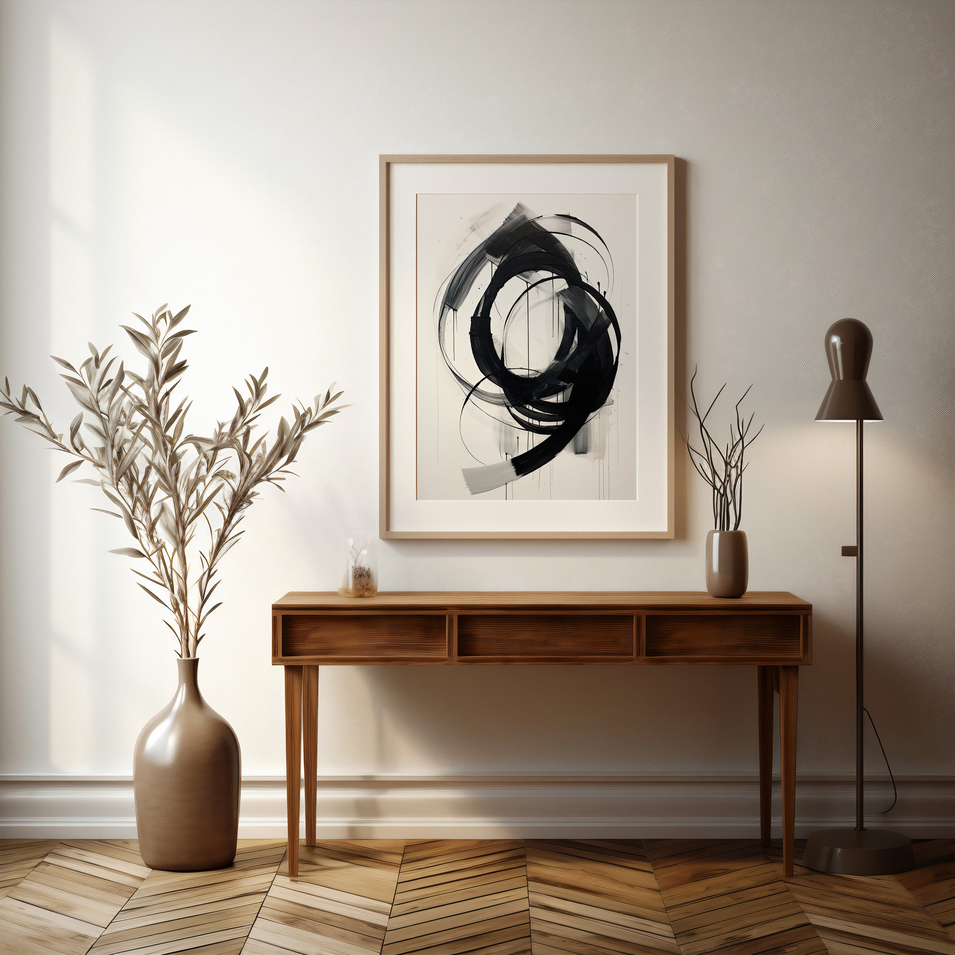 Design Concept No. 37 for Ink Maelstrom Modern Poster Art