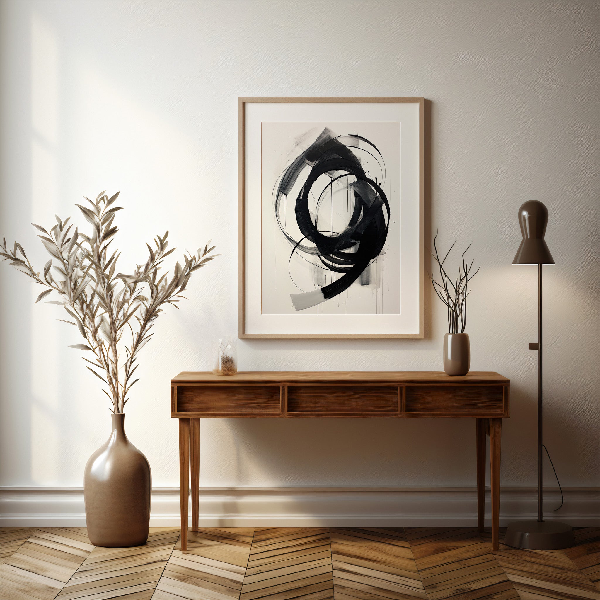 Design Concept No. 37 for Ink Maelstrom Modern Poster Art