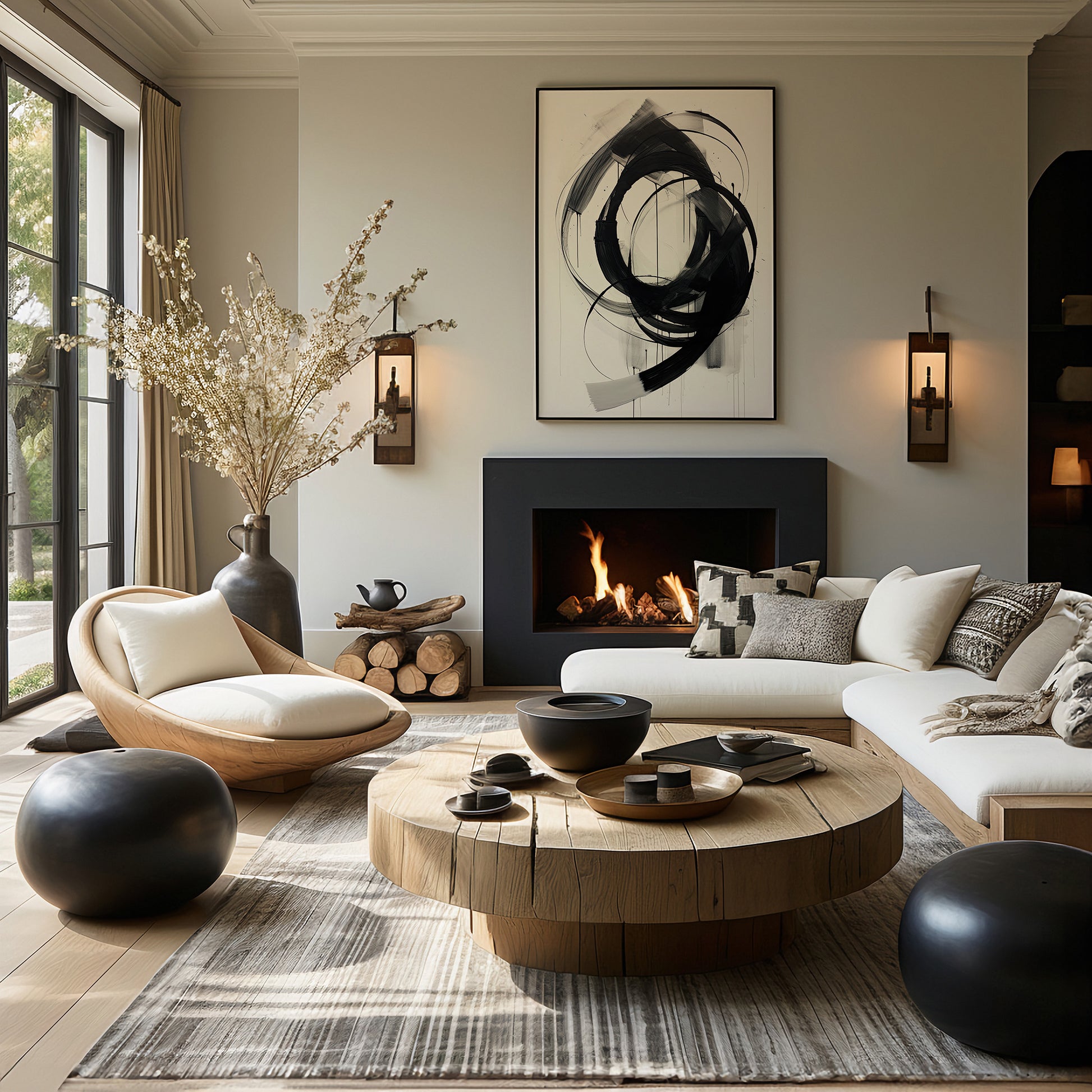 Design Concept No. 39 for Ink Maelstrom Modern Poster Art