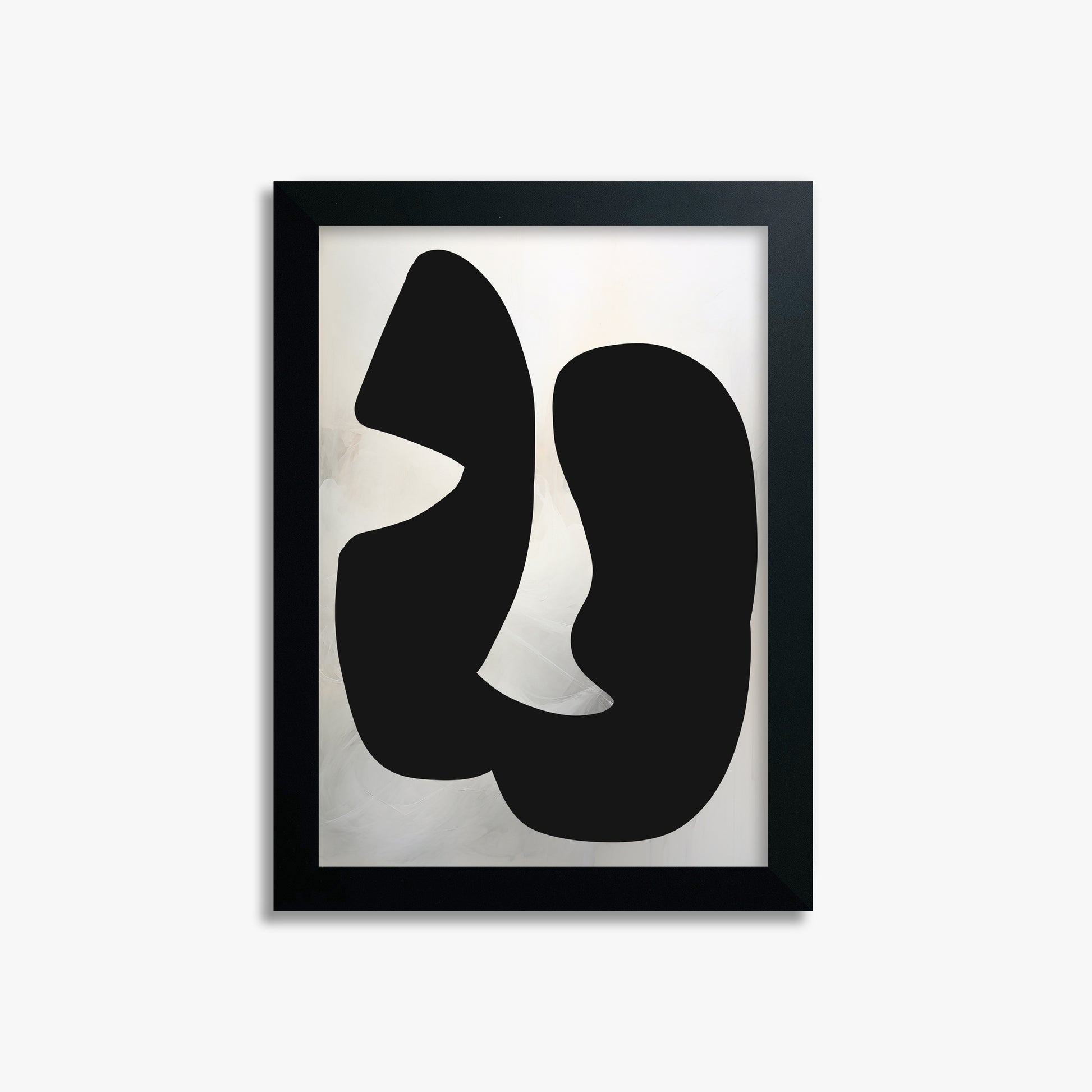 Twin Shadows, 21x30cm Framed Poster With Black Frame