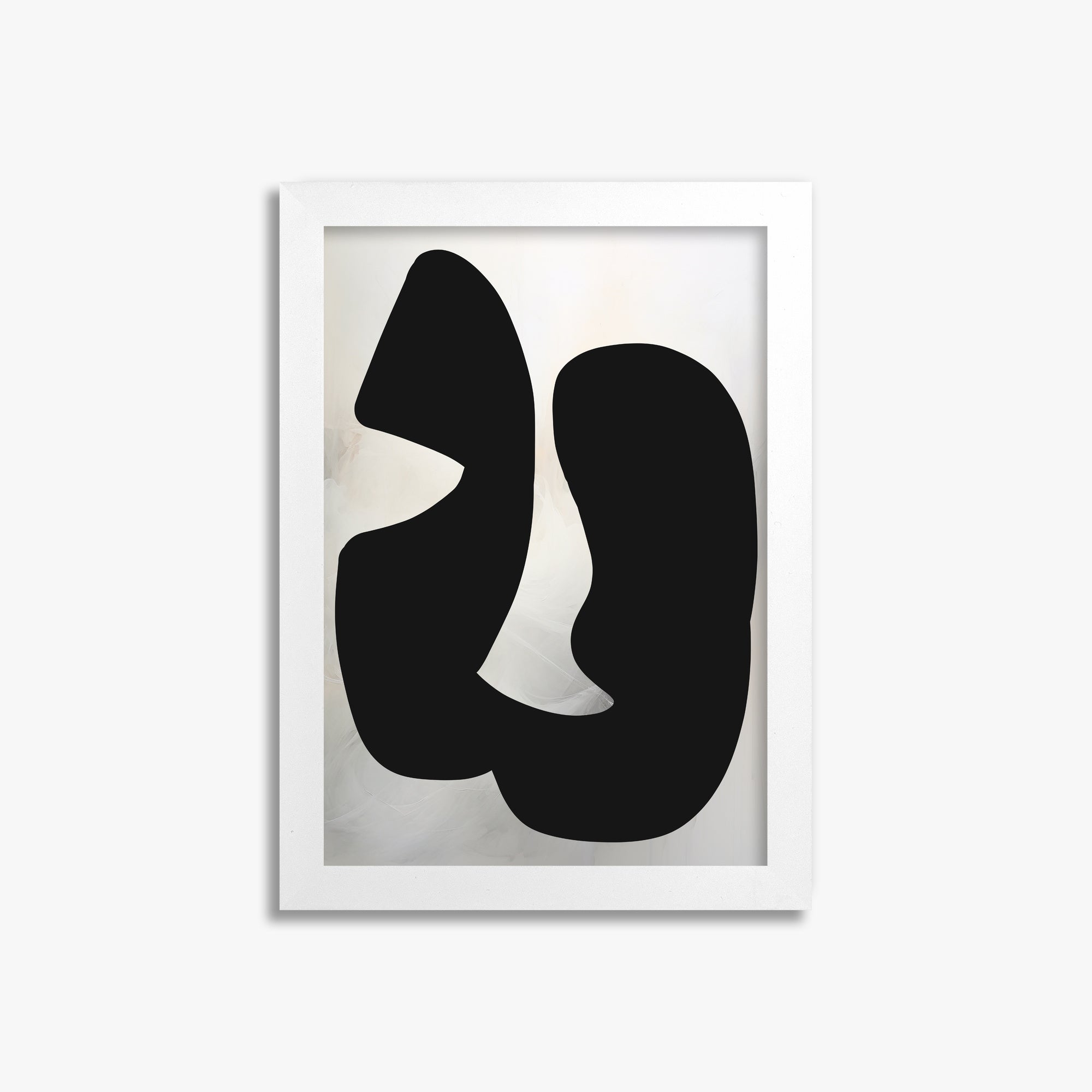 Twin Shadows, 21x30cm Framed Poster With White Frame
