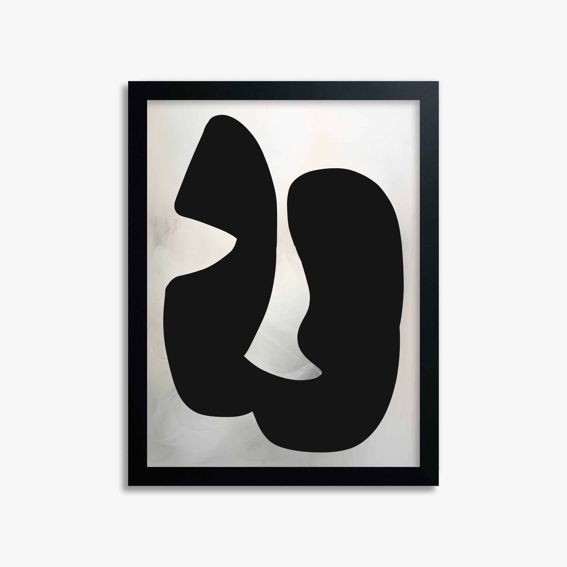 Twin Shadows, 30x40cm Framed Poster With Black Frame