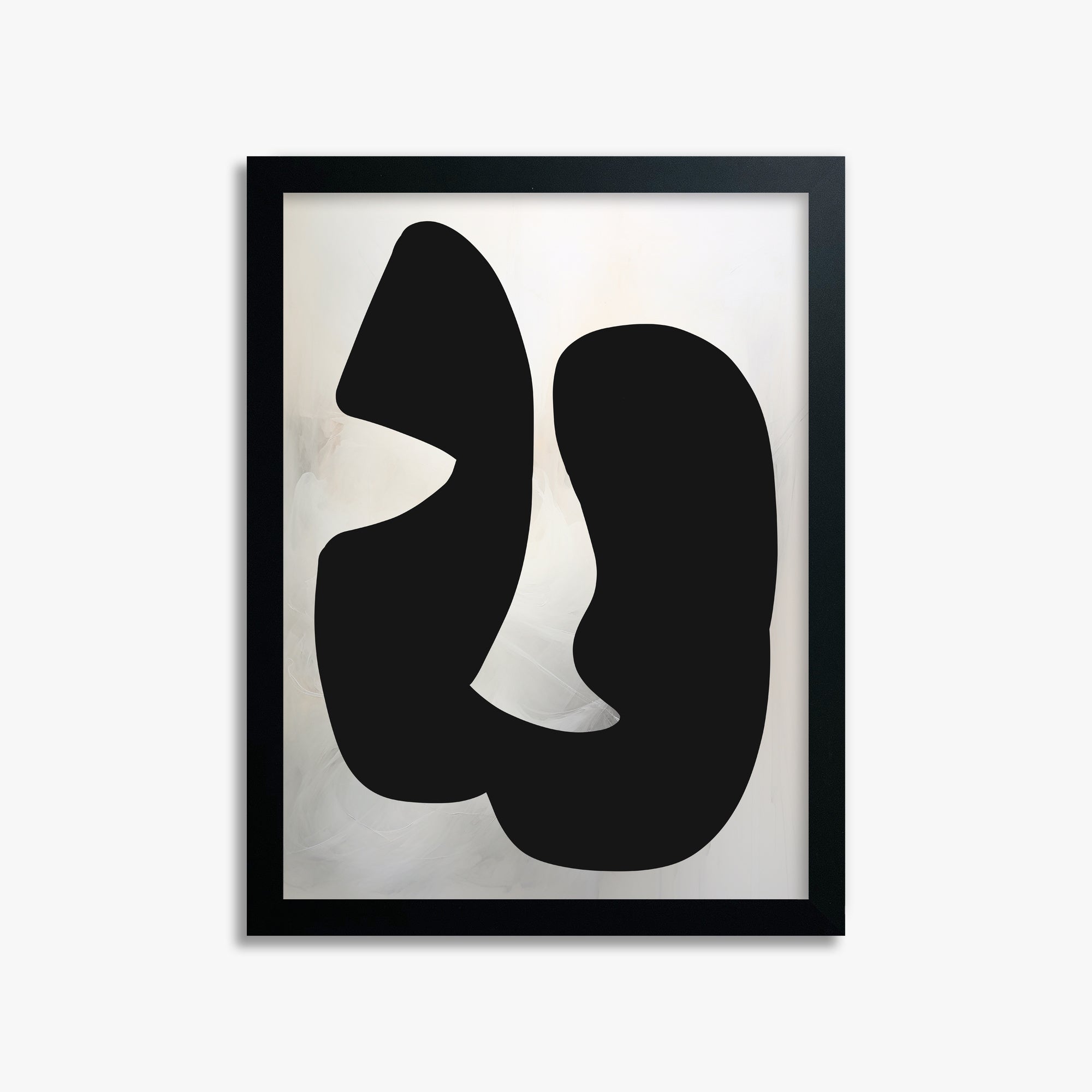 Twin Shadows, 30x40cm Framed Poster With Black Frame