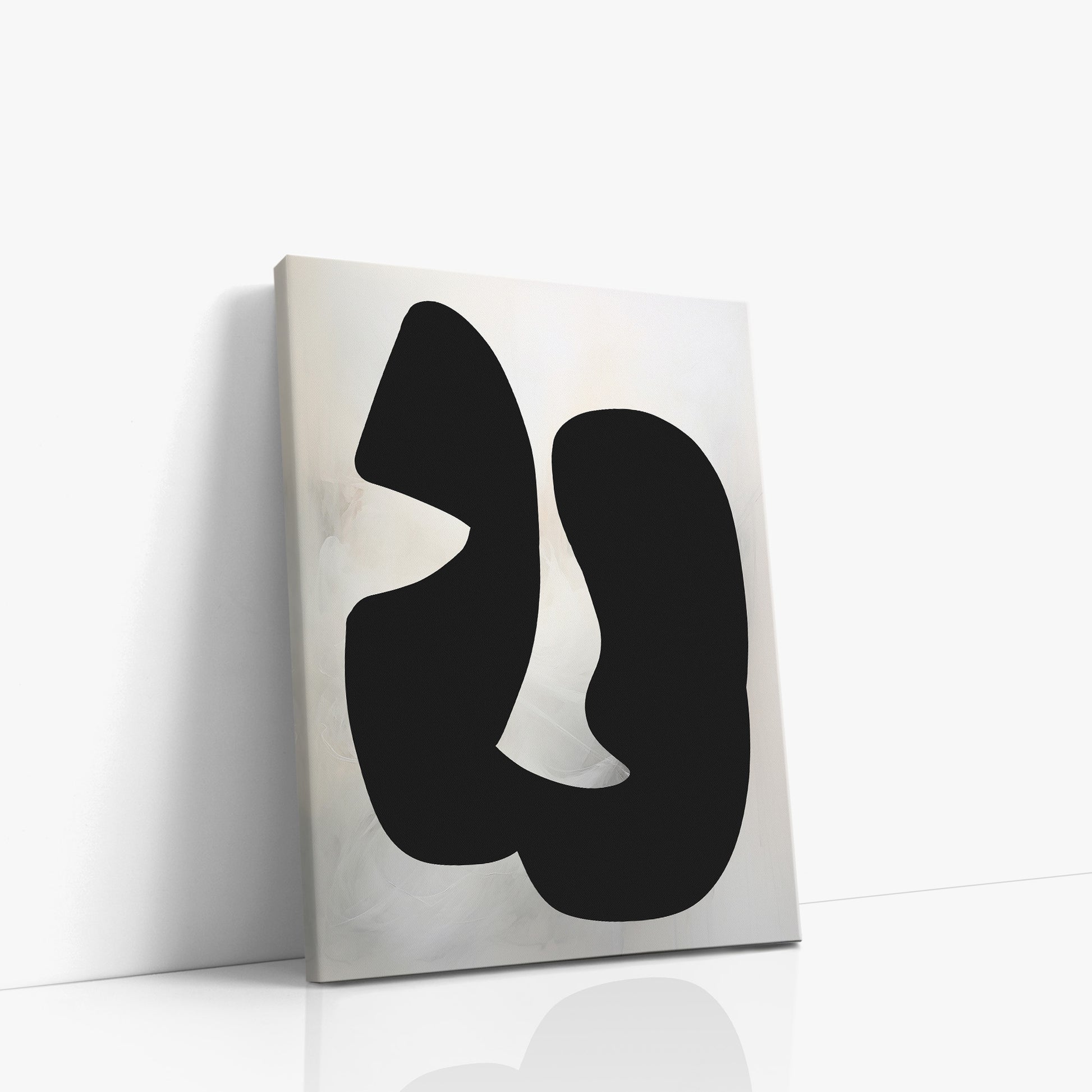 Twin Shadows, 30x40cm Satin Canvas Art Reproduction Left Angle