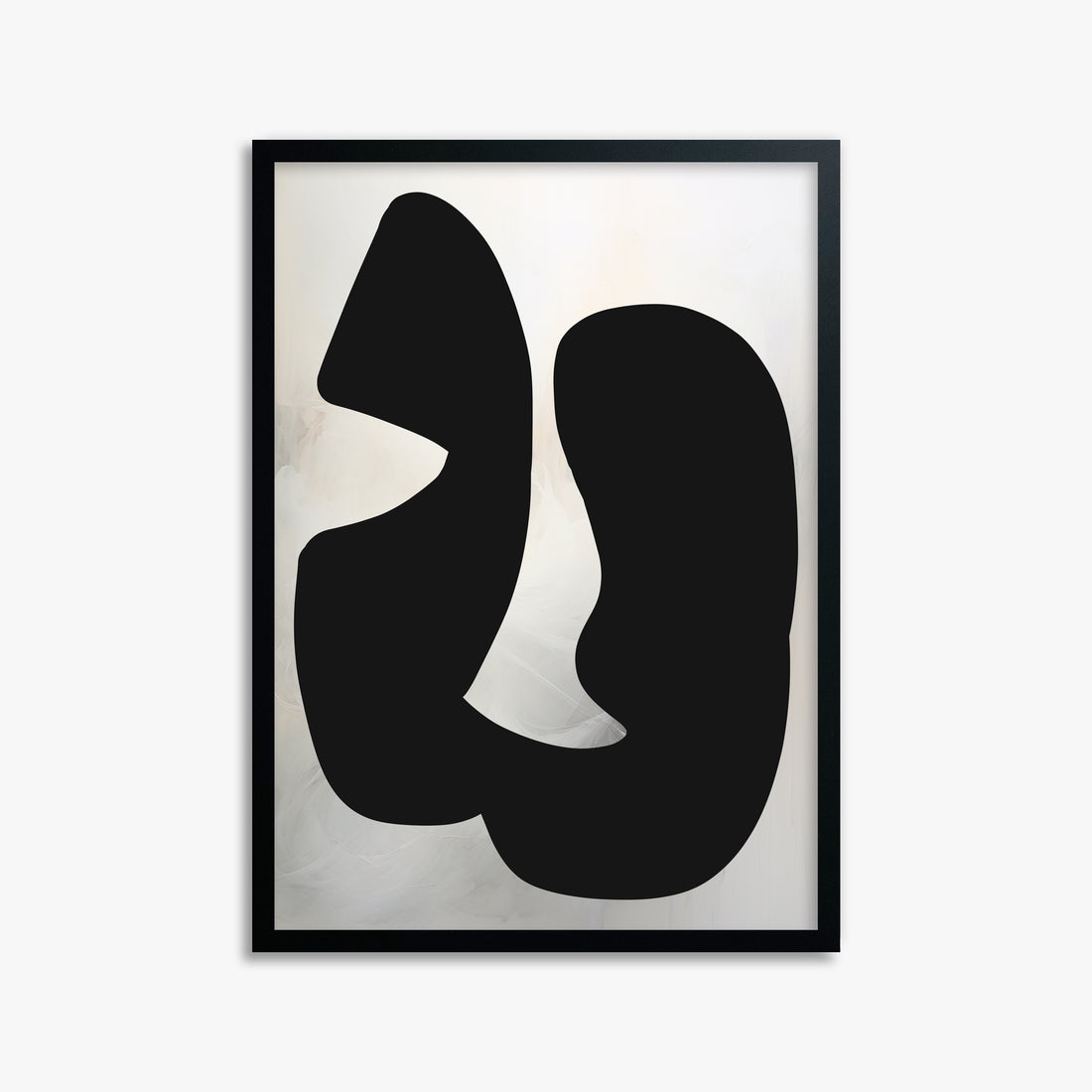 Twin Shadows, 50x70cm Framed Poster With Black Frame