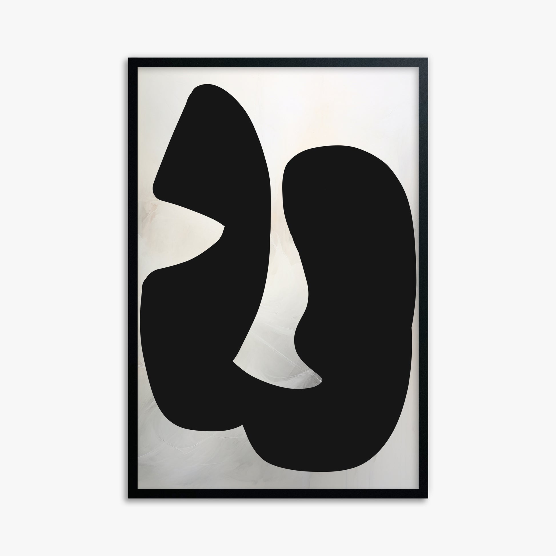Twin Shadows, 61x91cm Framed Poster With Black Frame