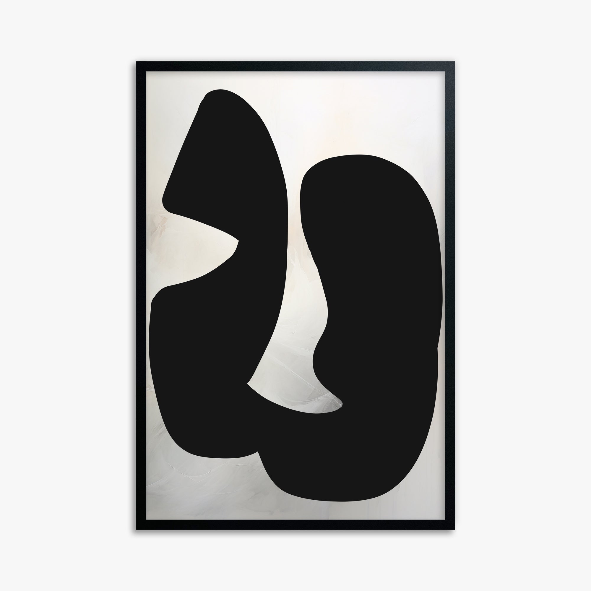 Twin Shadows, 61x91cm Framed Poster With Black Frame