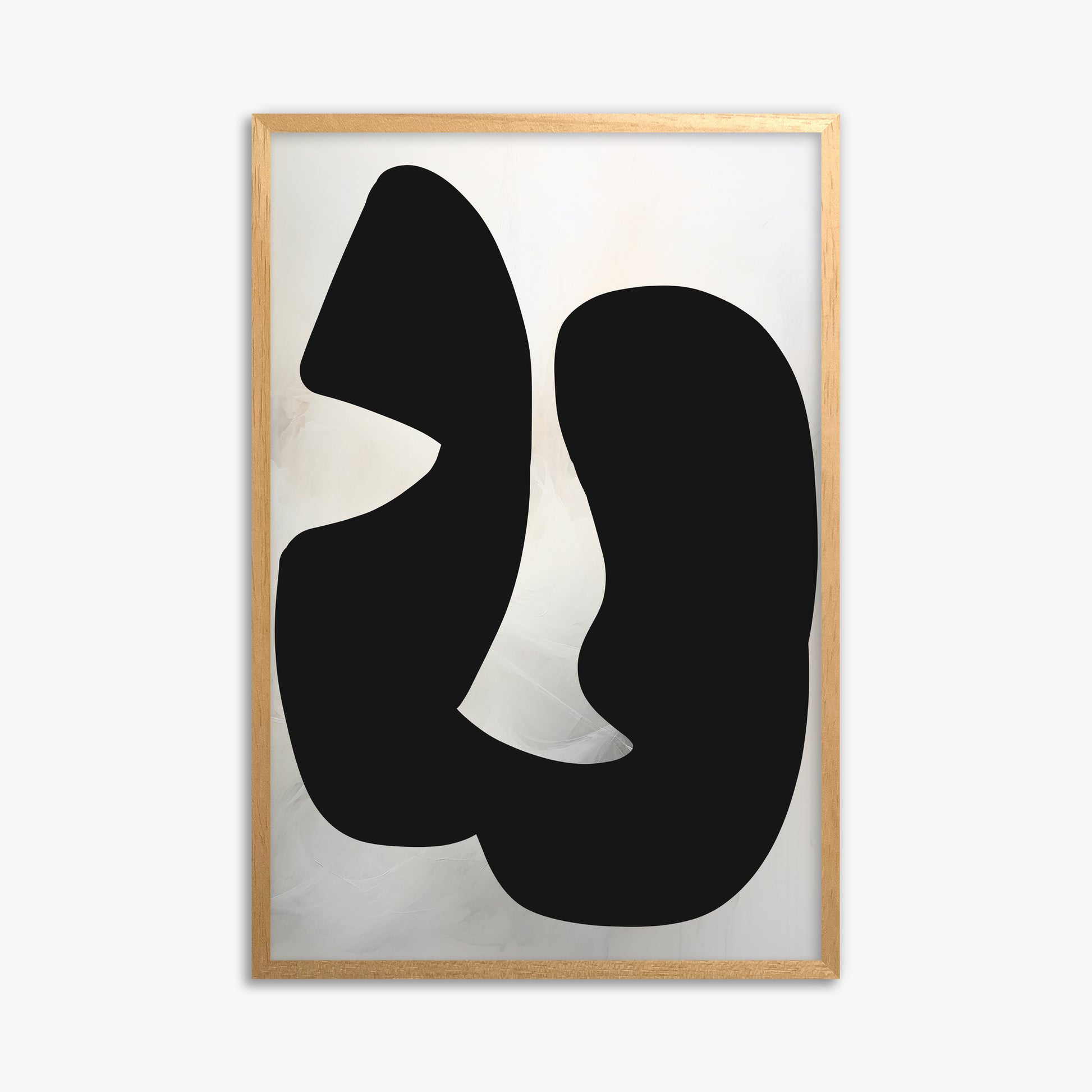 Twin Shadows, 61x91cm Framed Poster With Oak Frame