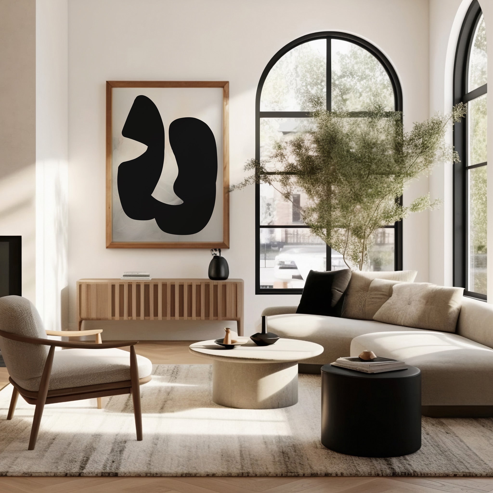 Design Concept No. 40 for Twin Shadows Modern Poster Art
