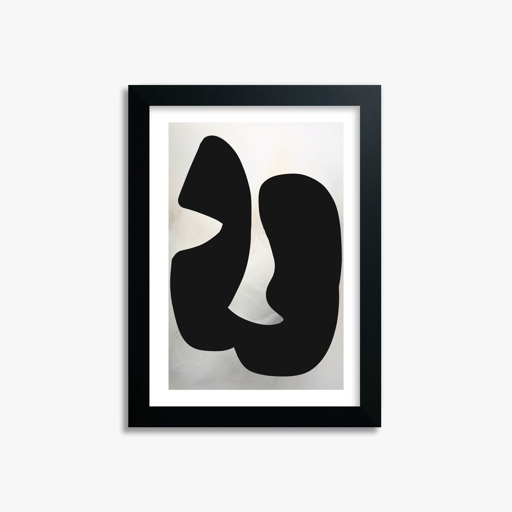 Twin Shadows, 21x30cm Black Framed Art Reproduction