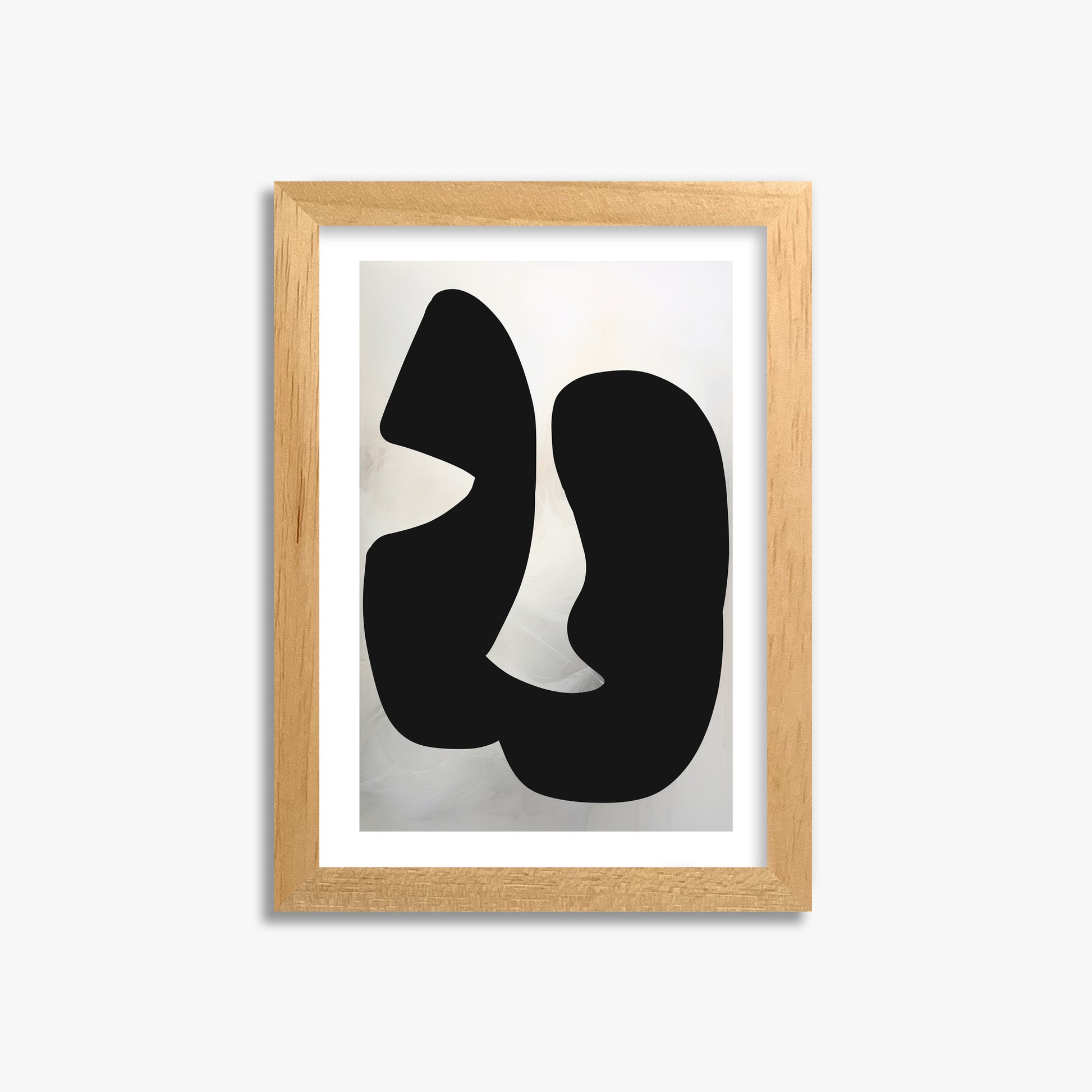 Twin Shadows, 21x30cm Oak Framed Art Reproduction