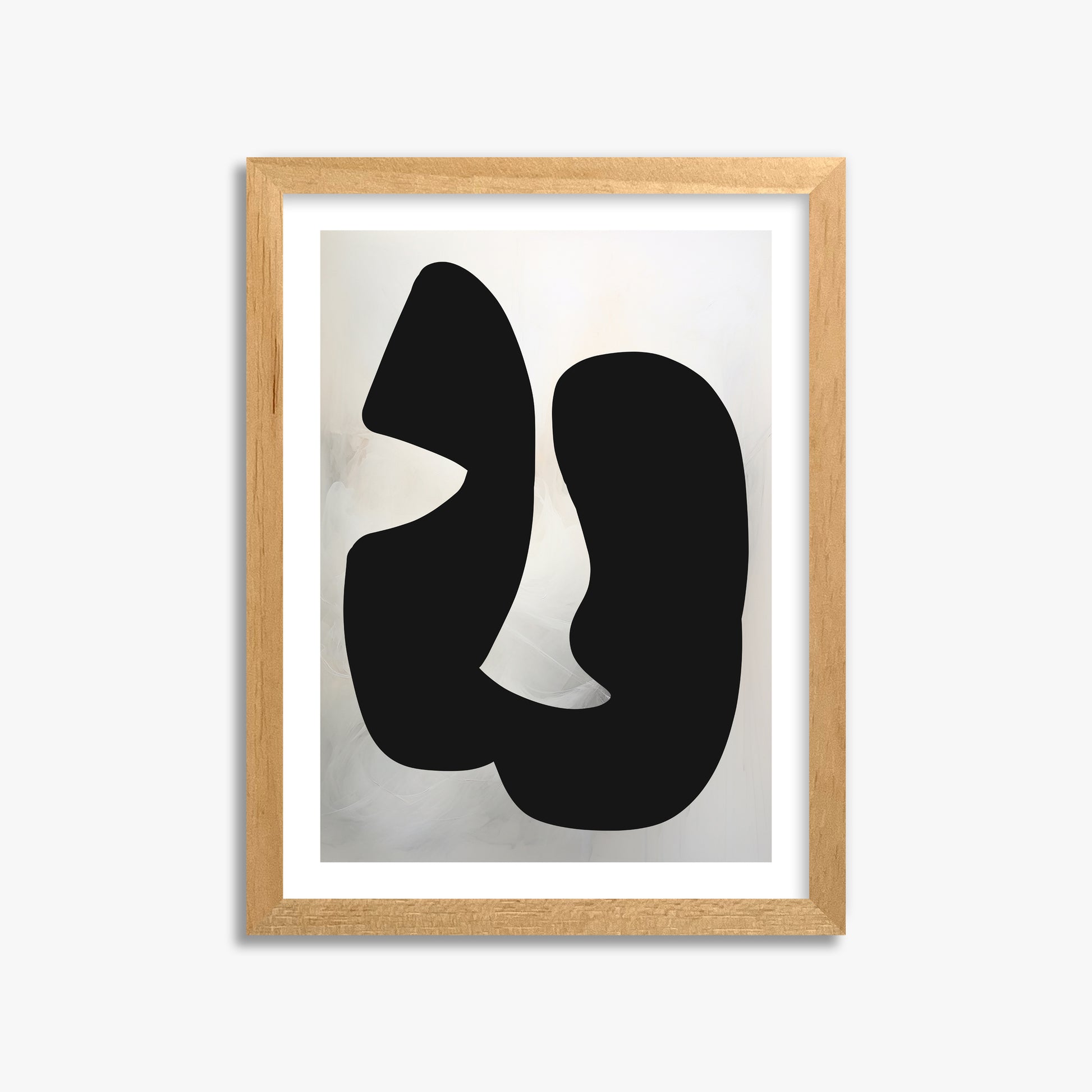Twin Shadows, 30x40cm Oak Framed Art Reproduction