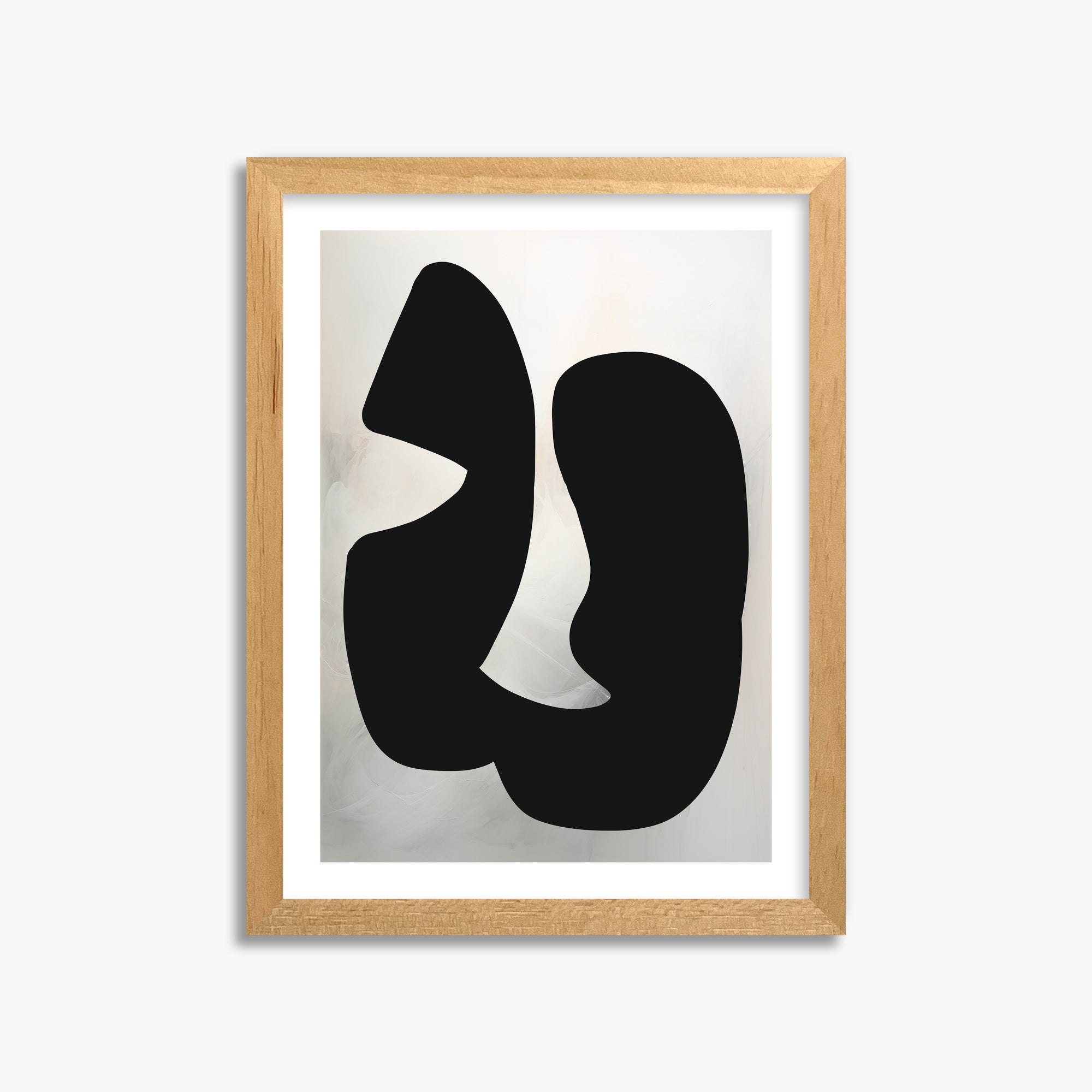 Twin Shadows, 30x40cm Oak Framed Art Reproduction
