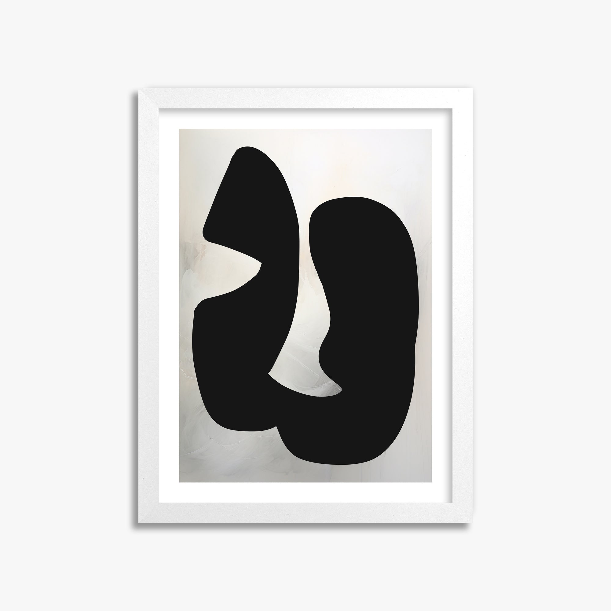 Twin Shadows, 30x40cm Whitek Framed Art Reproduction