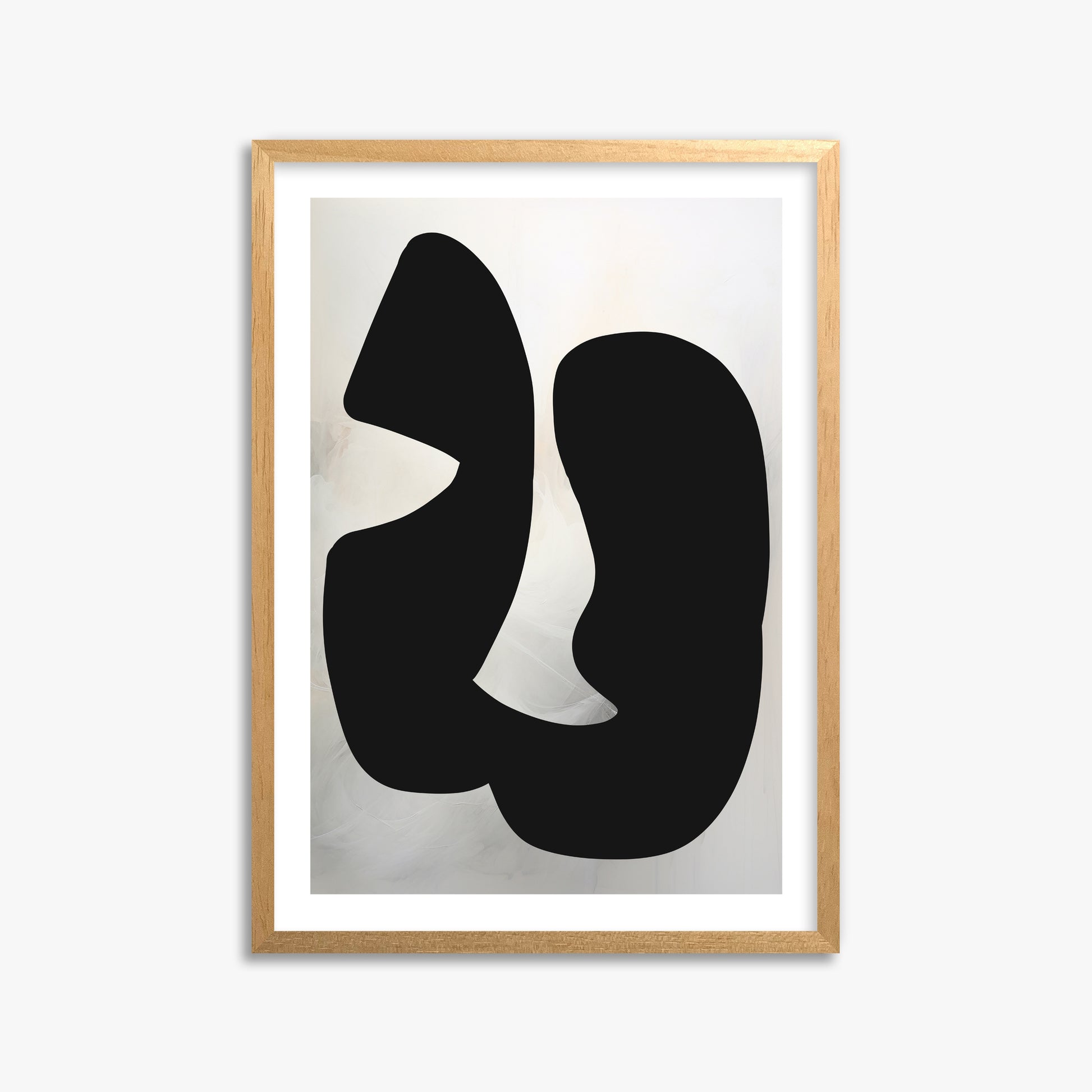 Twin Shadows, 50x70cm Oak Framed Art Reproduction