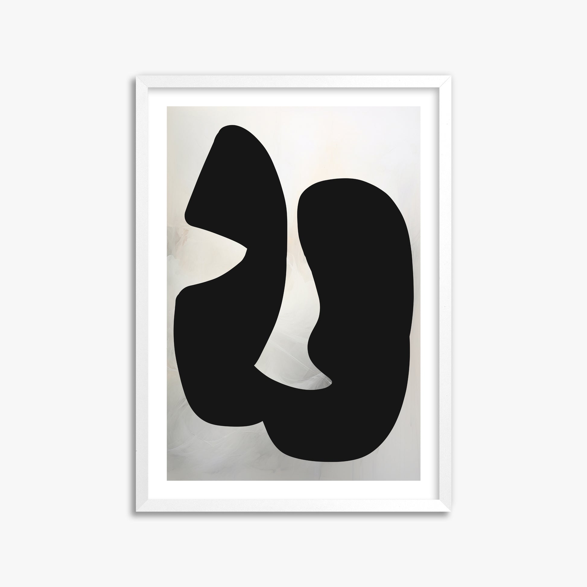 Twin Shadows, 50x70cm Whitek Framed Art Reproduction