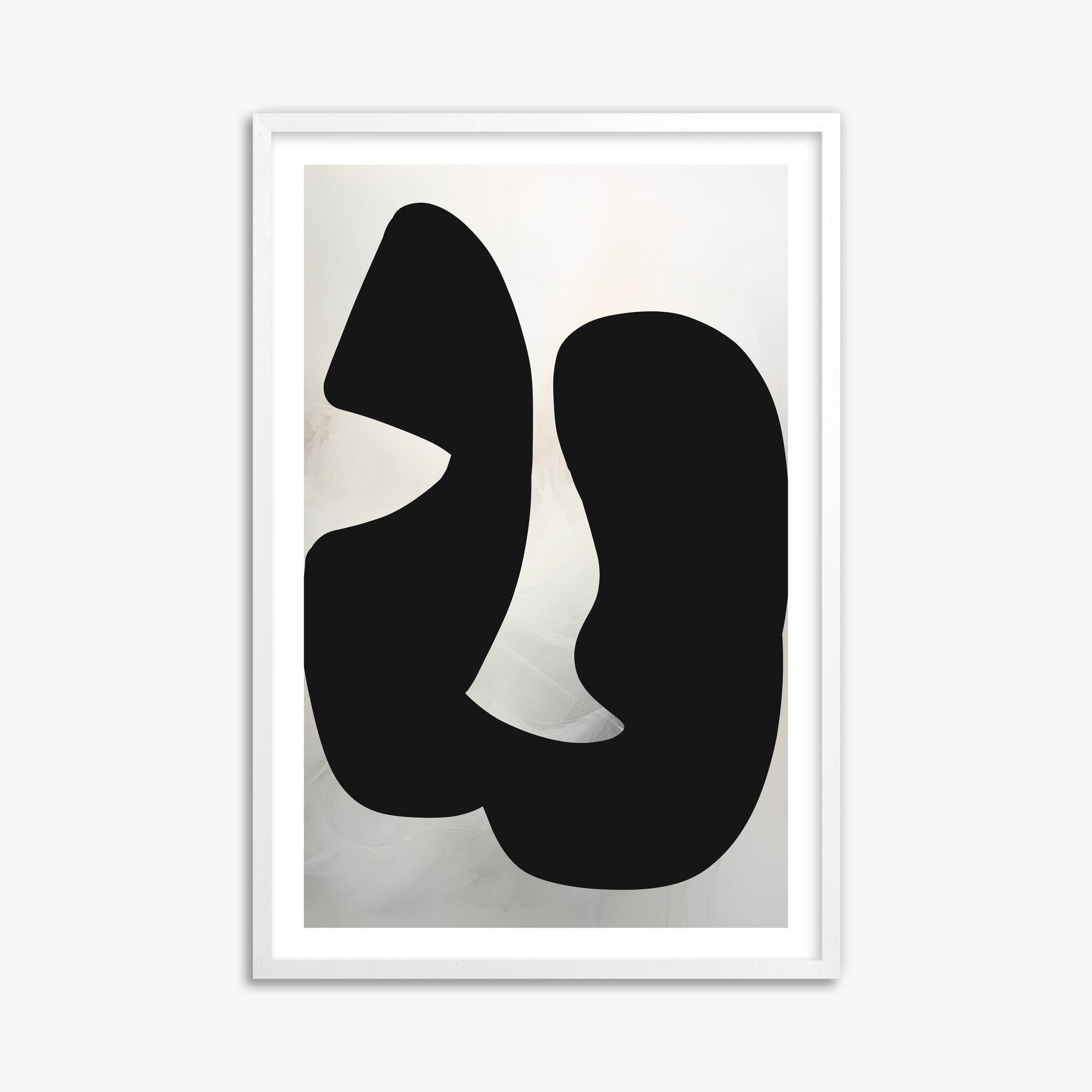 Twin Shadows, 61x91cm Whitek Framed Art Reproduction