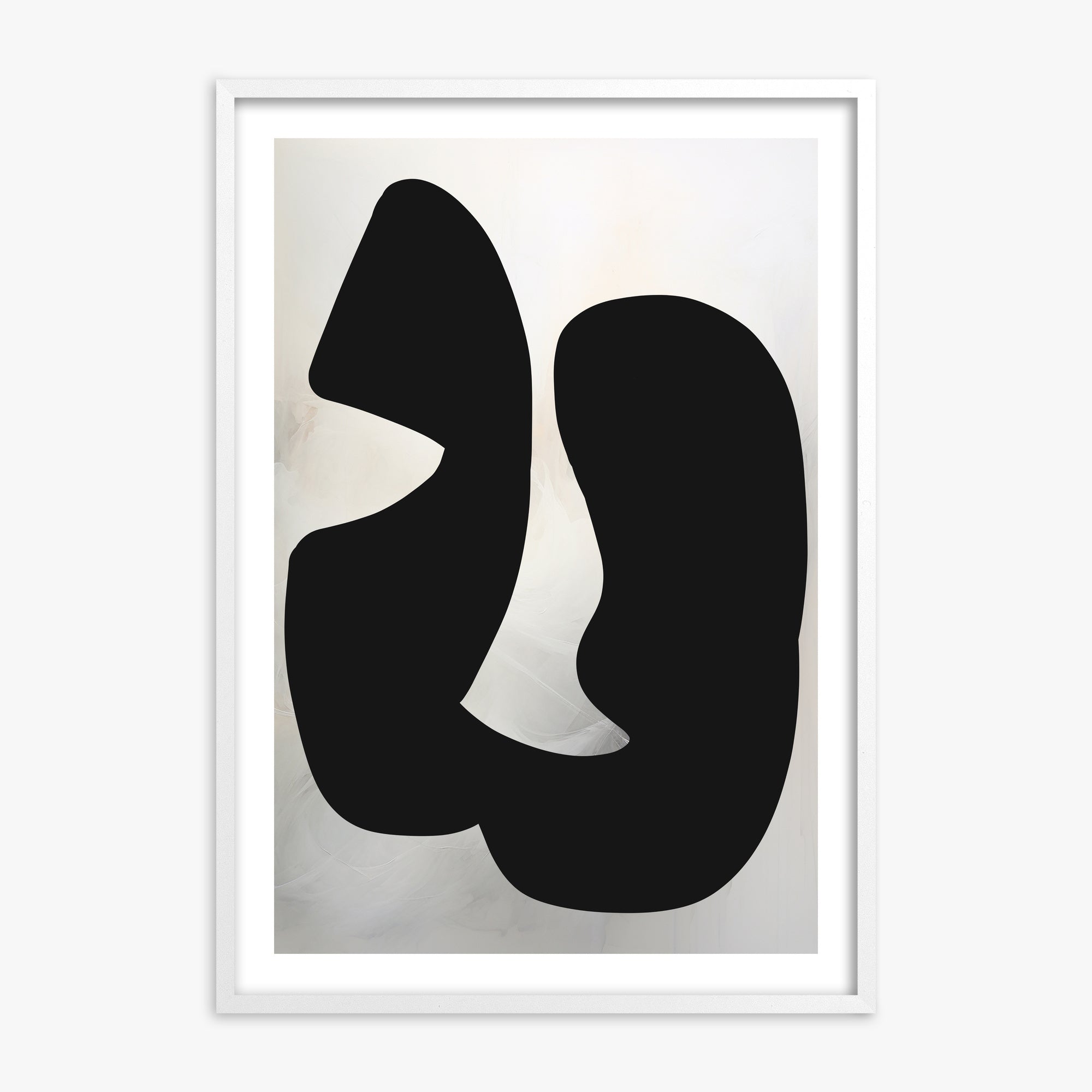 Twin Shadows, 70x100cm Whitek Framed Art Reproduction