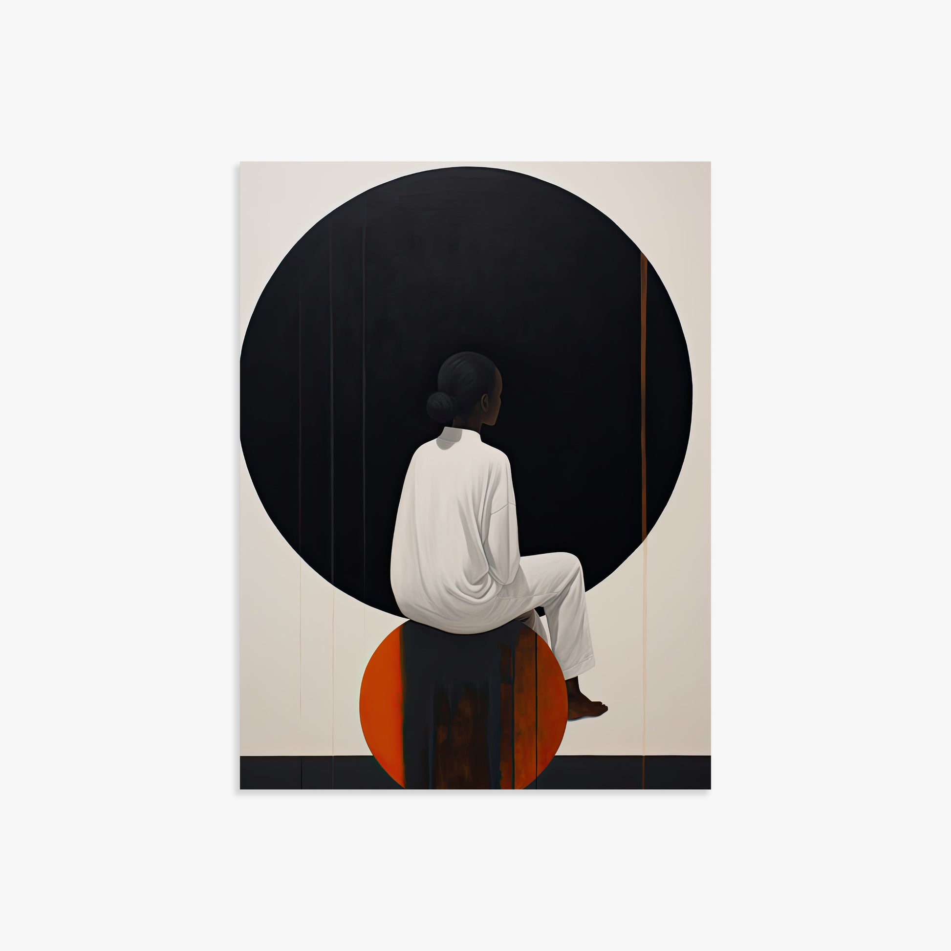 Contemplative Horizon, 30x40cm Poster Unframed