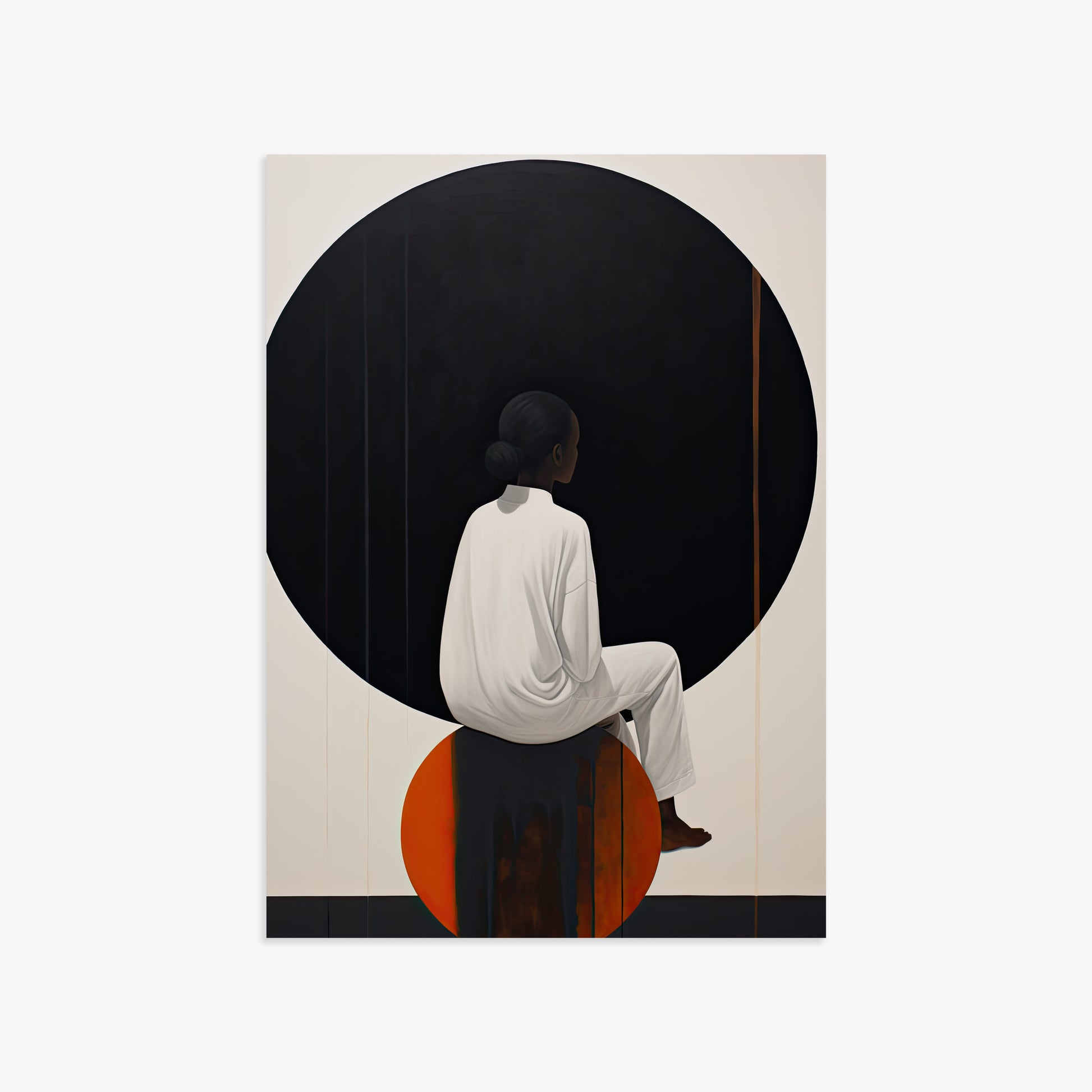 Contemplative Horizon, 50x70cm Poster Unframed