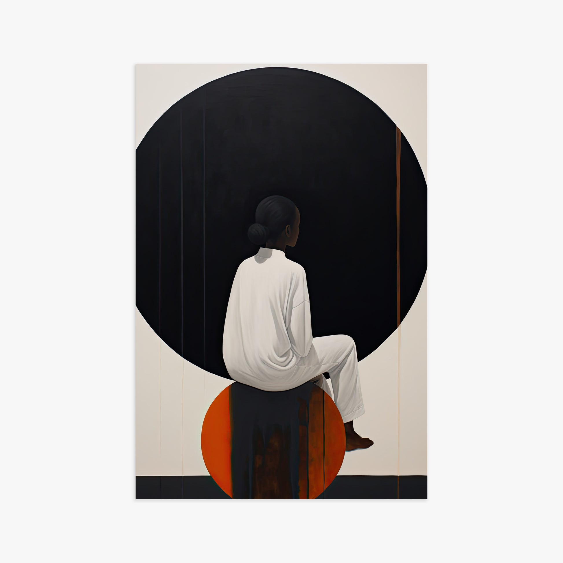 Contemplative Horizon, 61x91cm Poster Unframed