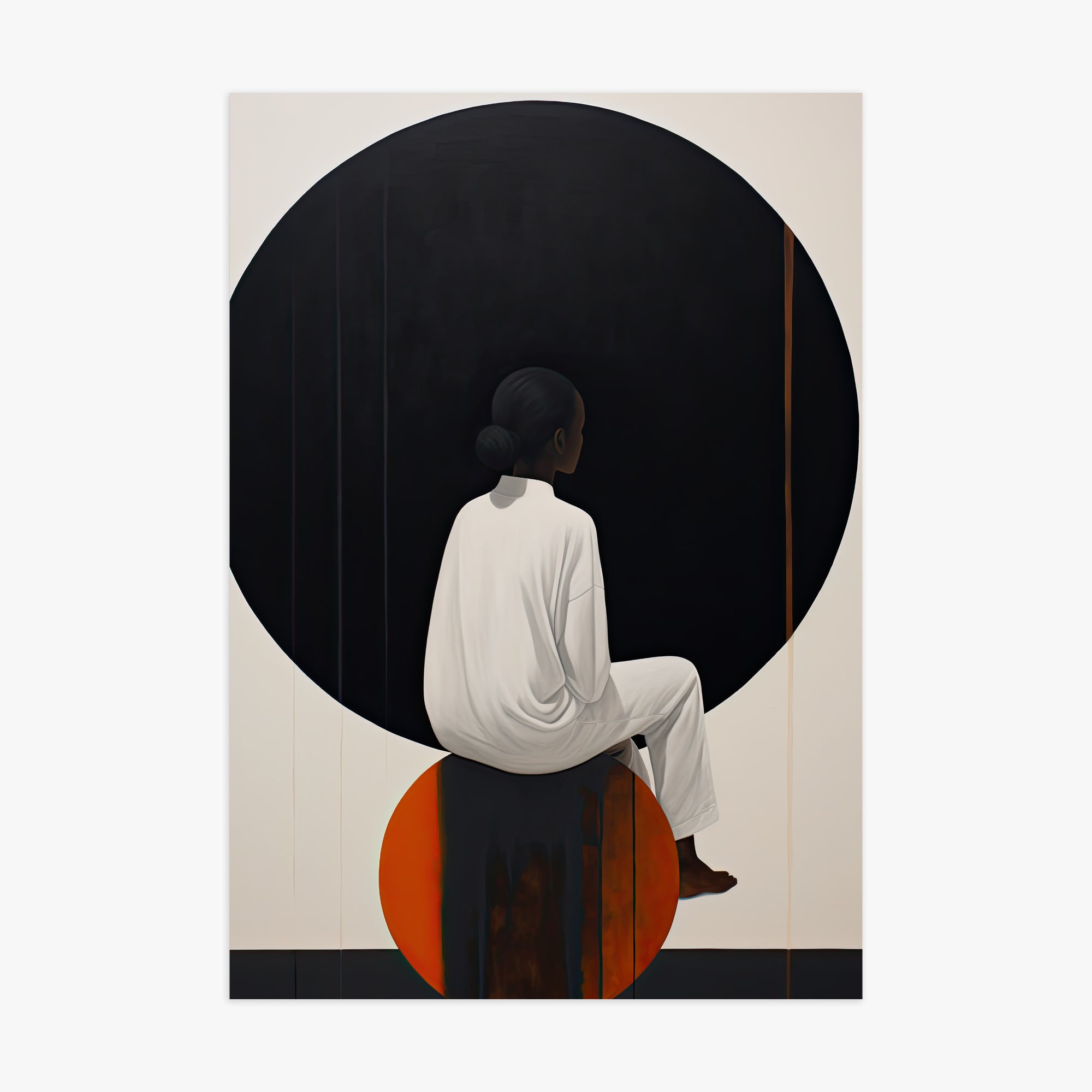 Contemplative Horizon, 70x100cm Poster Unframed