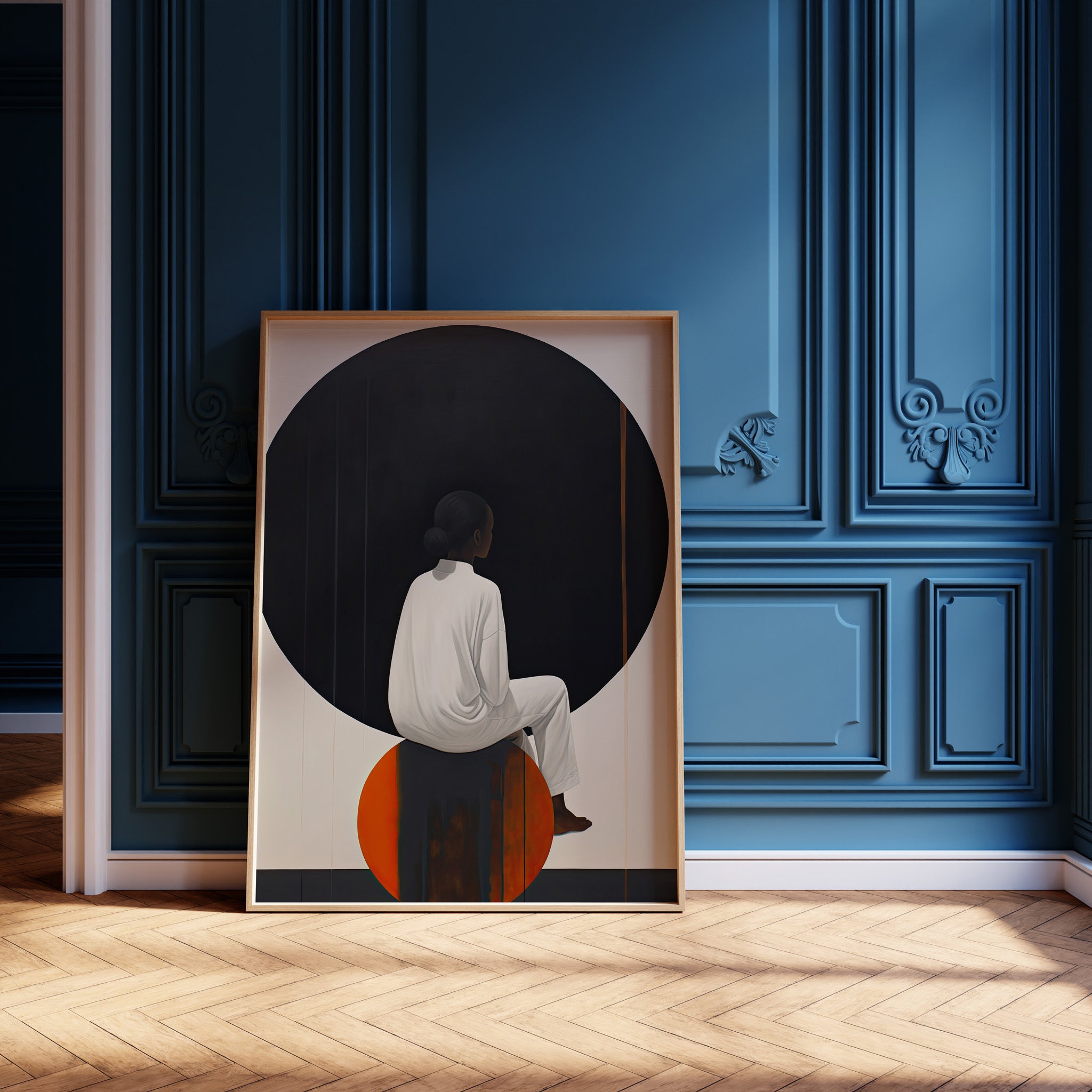 Design Concept No. 12 for Contemplative Horizon Modern Poster Art
