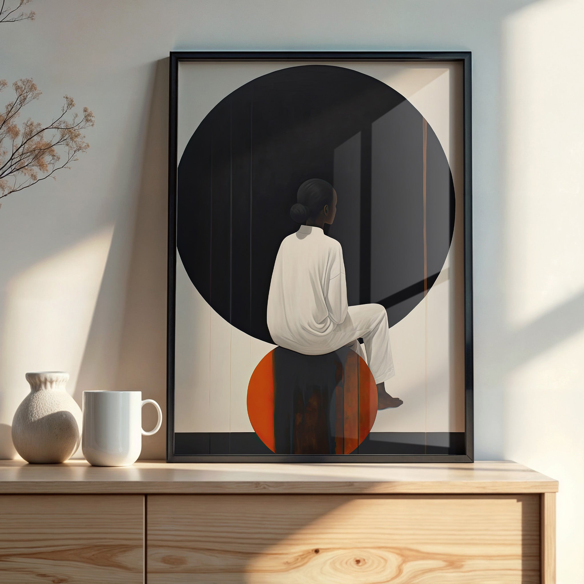 Design Concept No. 22 for Contemplative Horizon Modern Poster Art