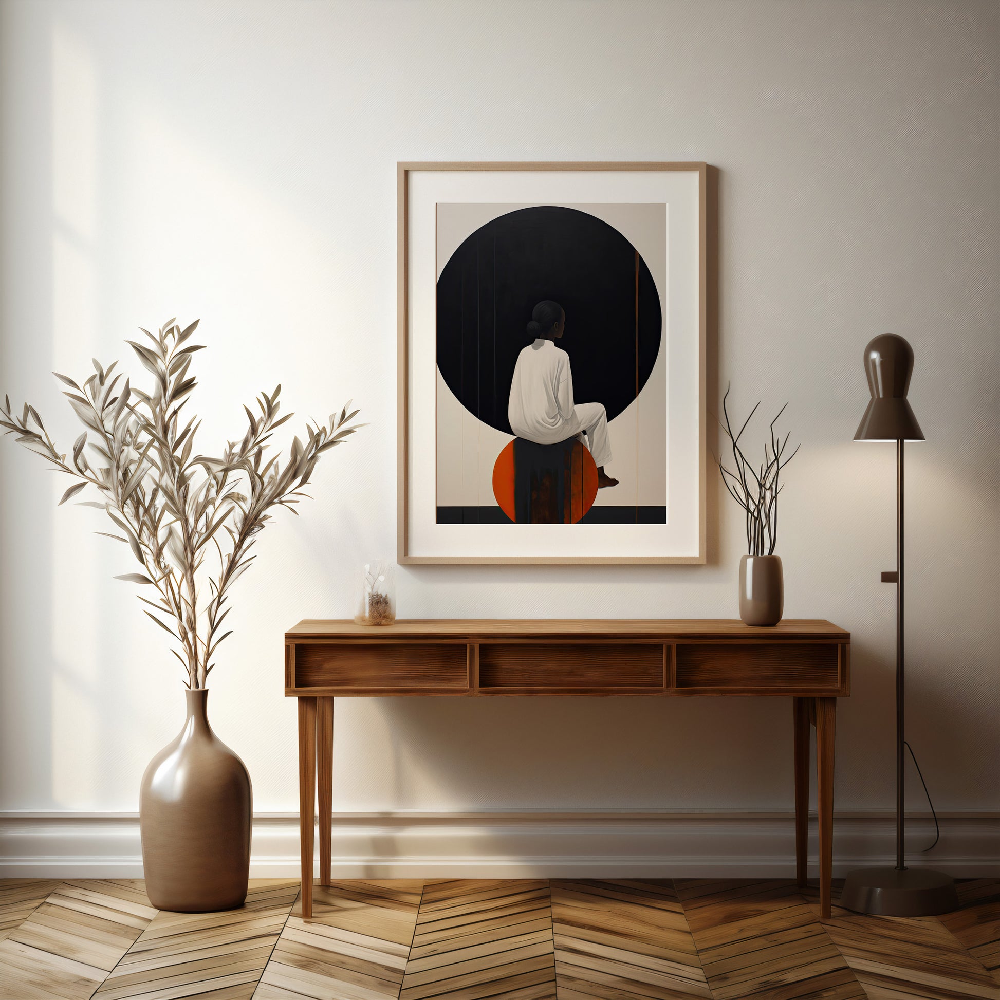 Design Concept No. 37 for Contemplative Horizon Modern Poster Art