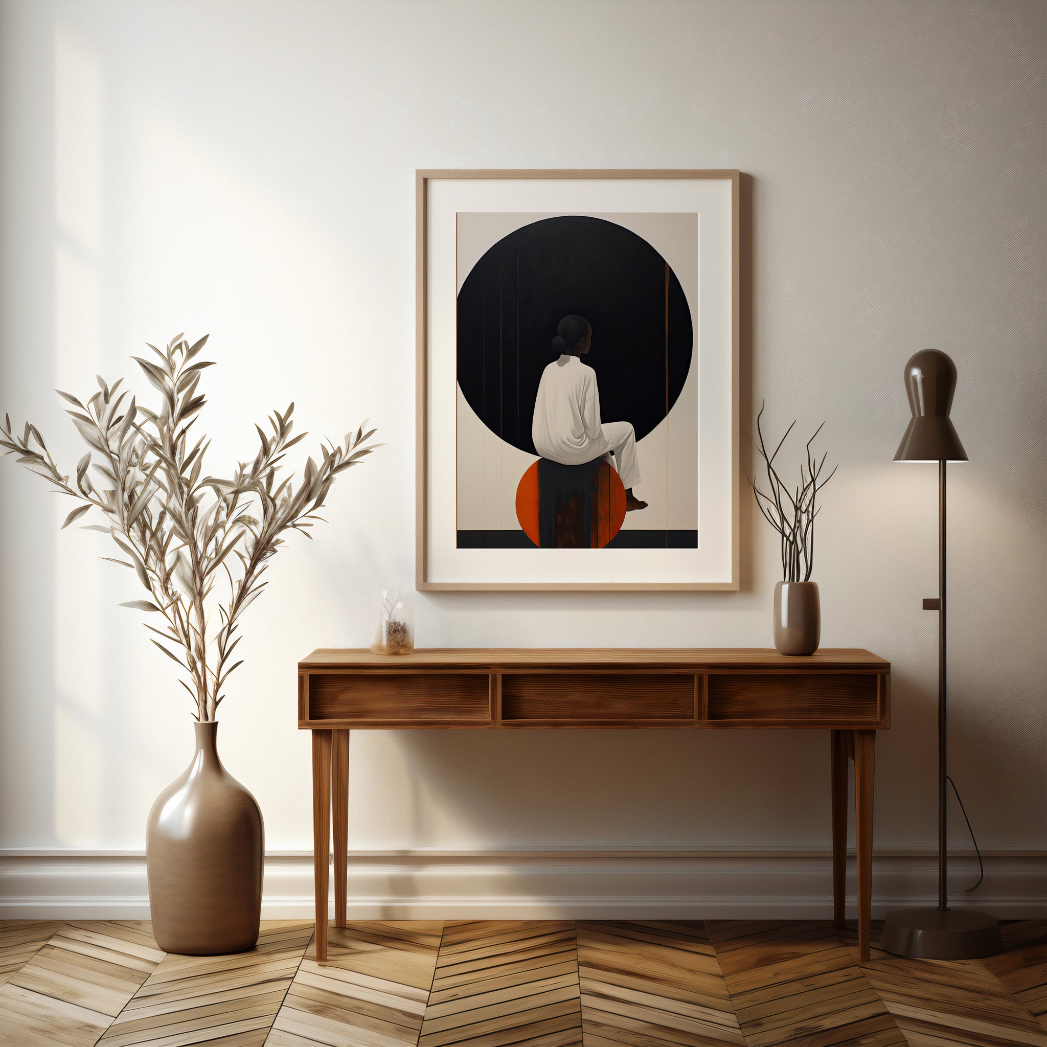 Design Concept No. 37 for Contemplative Horizon Modern Poster Art