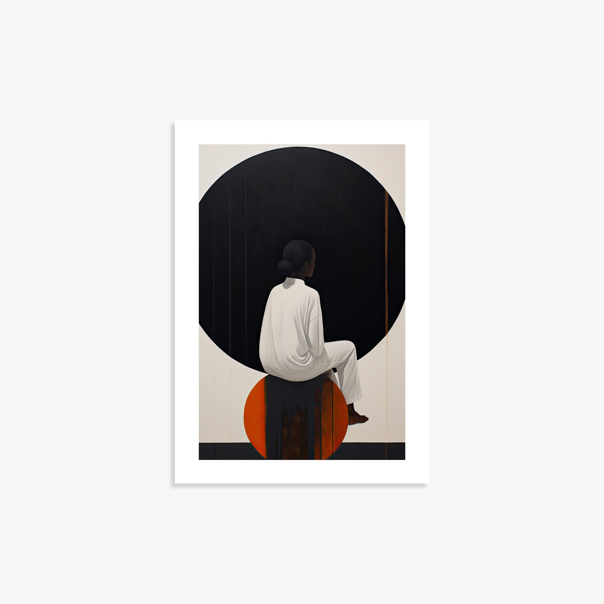 Contemplative Horizon, 21x30cm Printed Poster