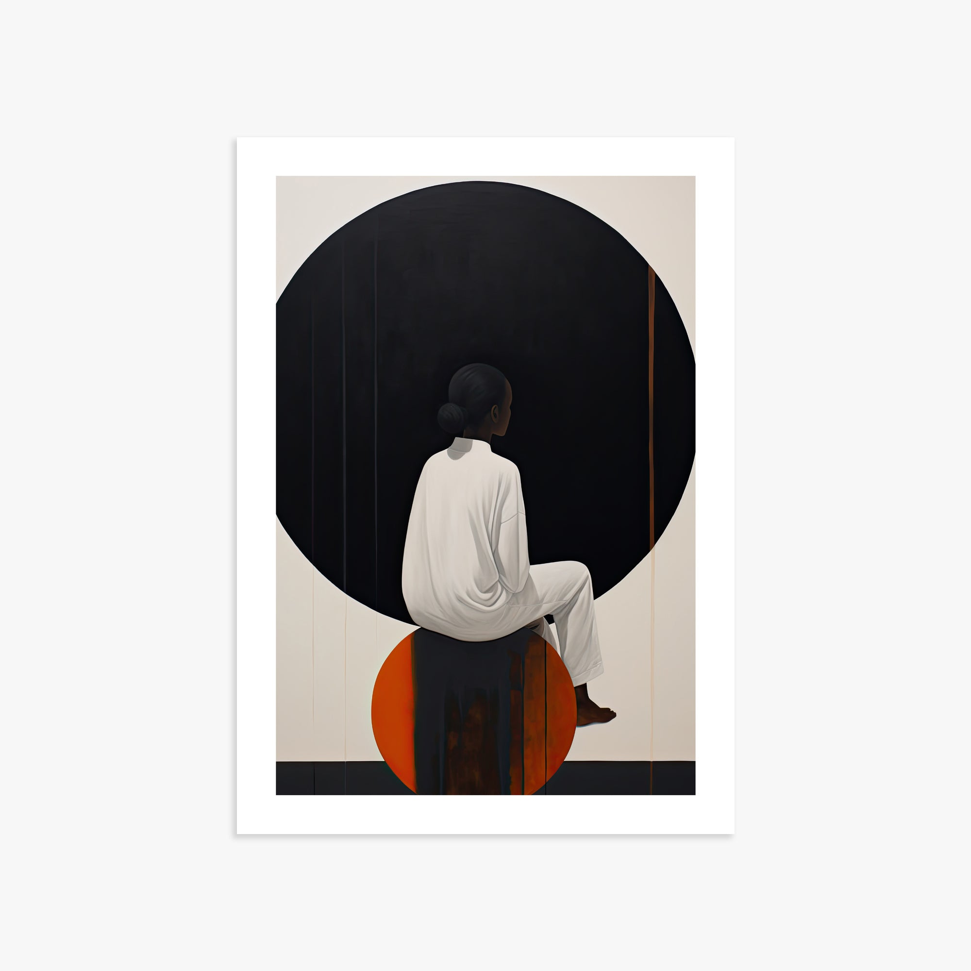 Contemplative Horizon, 50x70cm Printed Poster