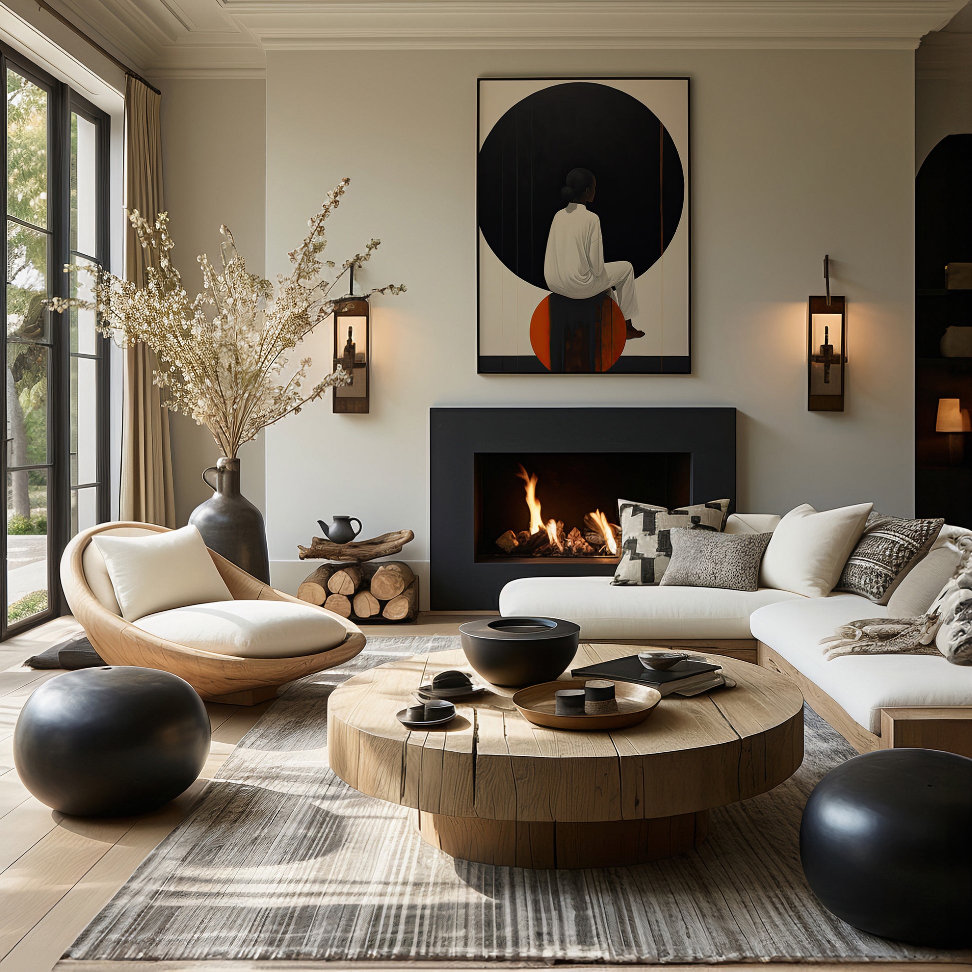 Design Concept No. 39 for Contemplative Horizon Modern Poster Art