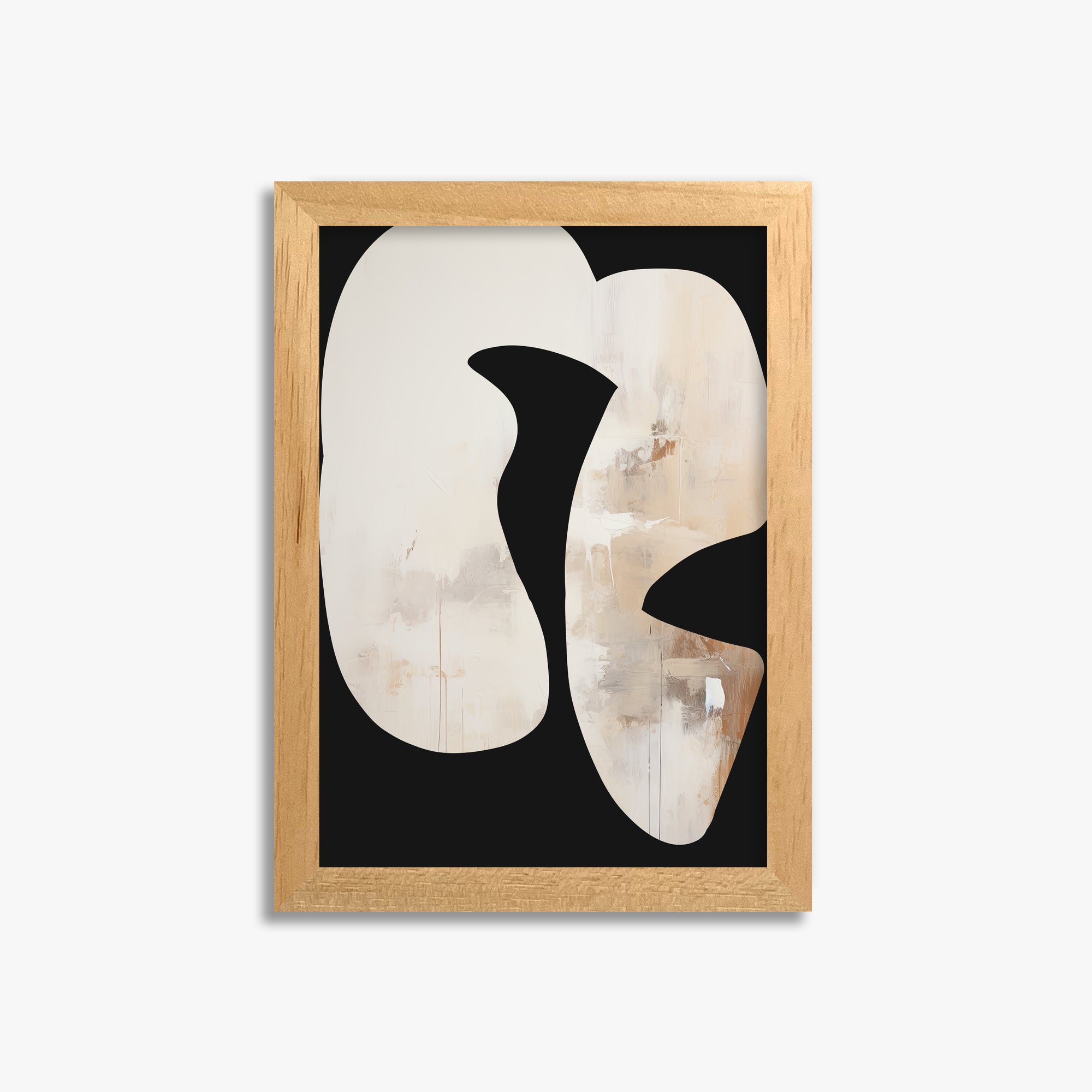 Ethereal Harmony, 21x30cm Framed Poster With Oak Frame