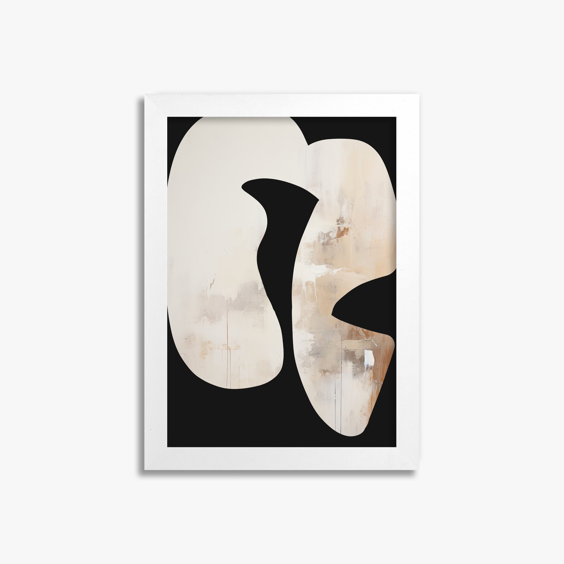 Ethereal Harmony, 21x30cm Framed Poster With White Frame