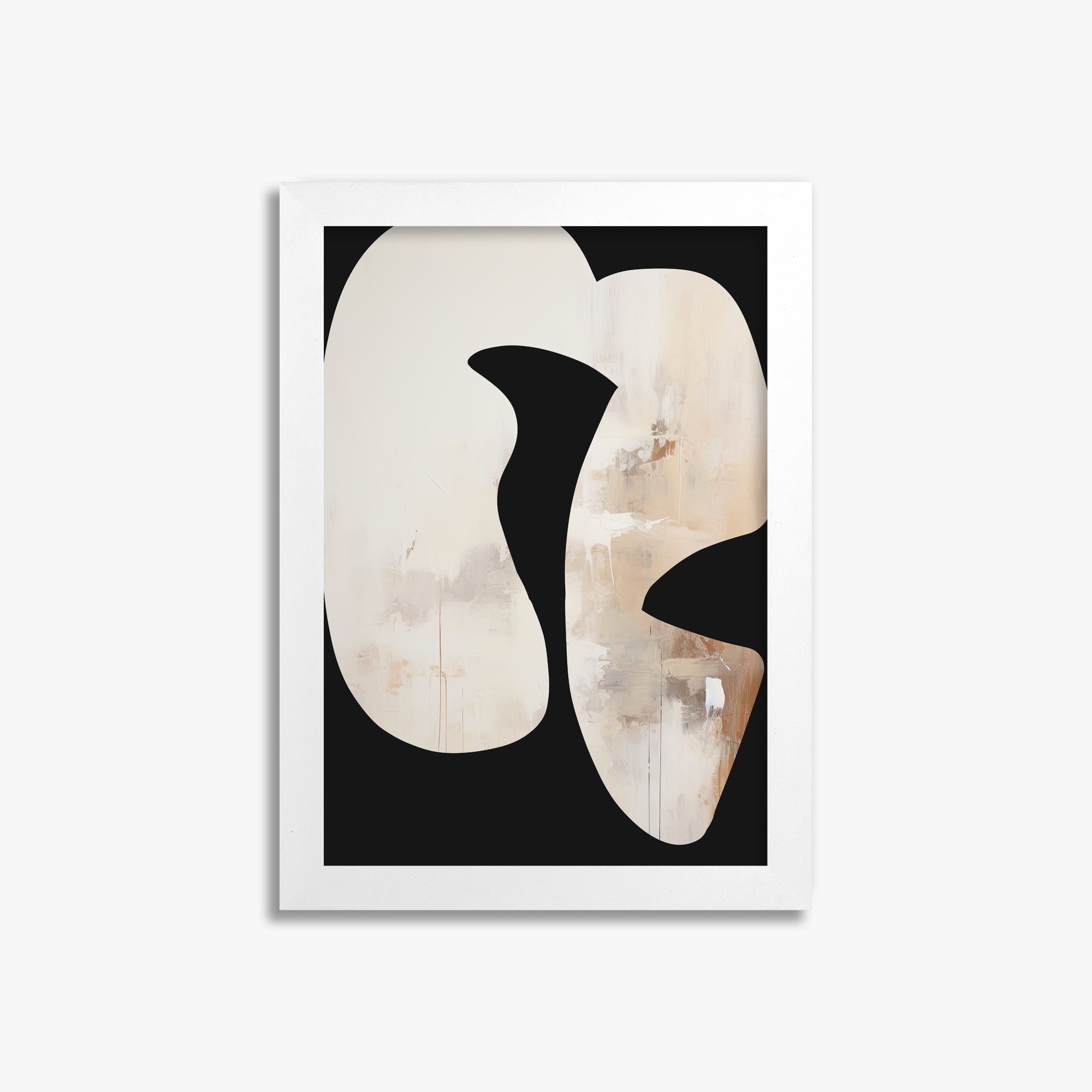 Ethereal Harmony, 21x30cm Framed Poster With White Frame