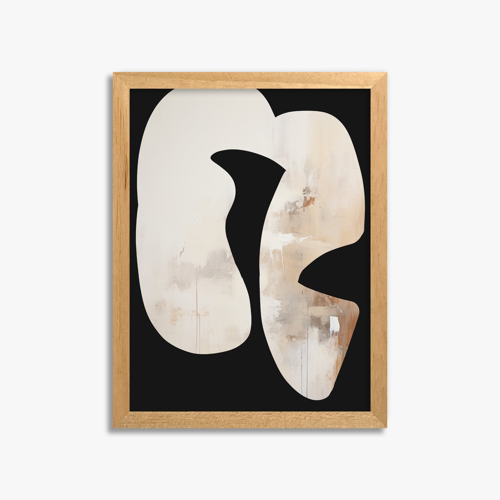 Ethereal Harmony, 30x40cm Framed Poster With Oak Frame